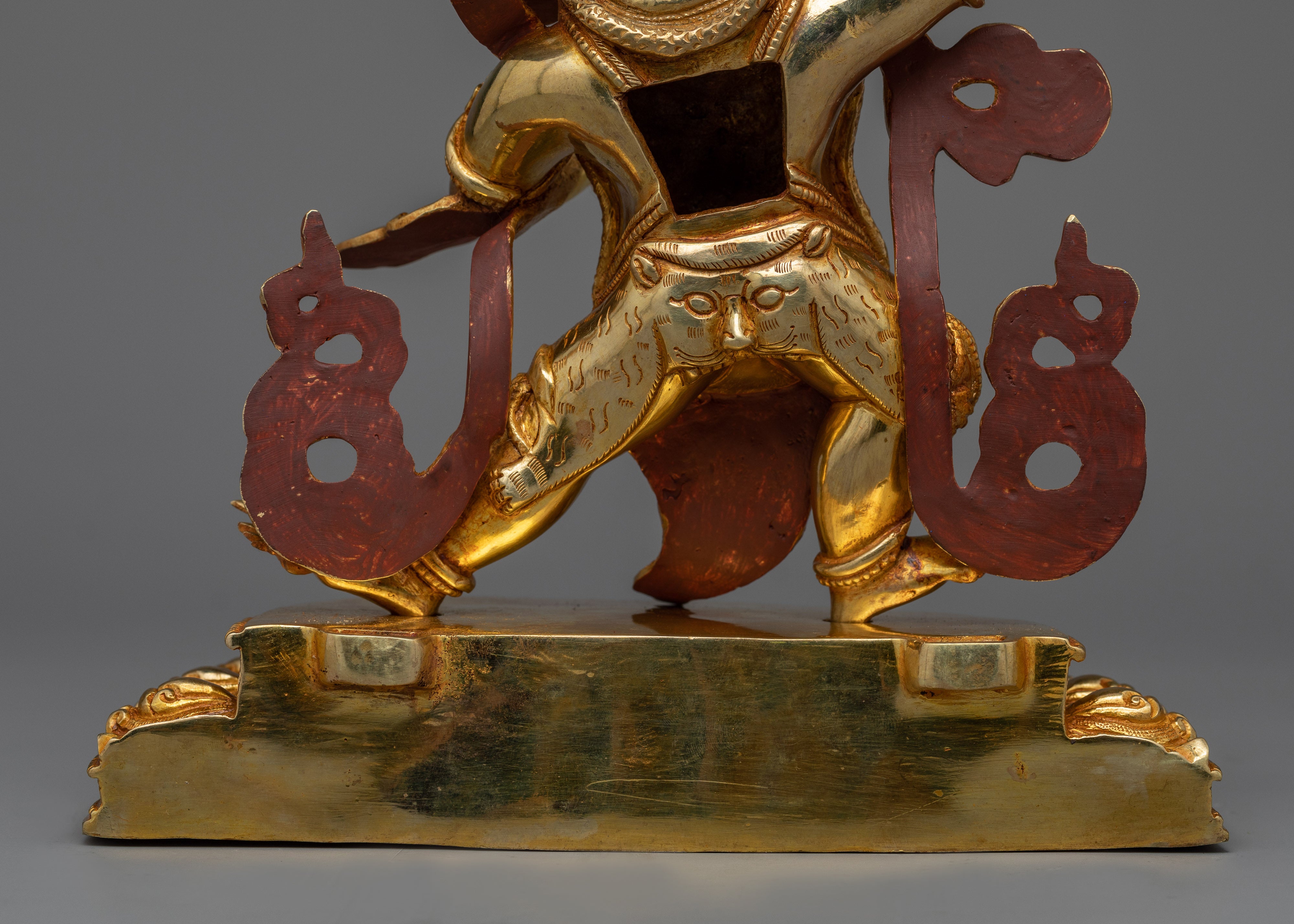 Golden Vajra Pani Statue | A Symbol of Fearlessness and Protection