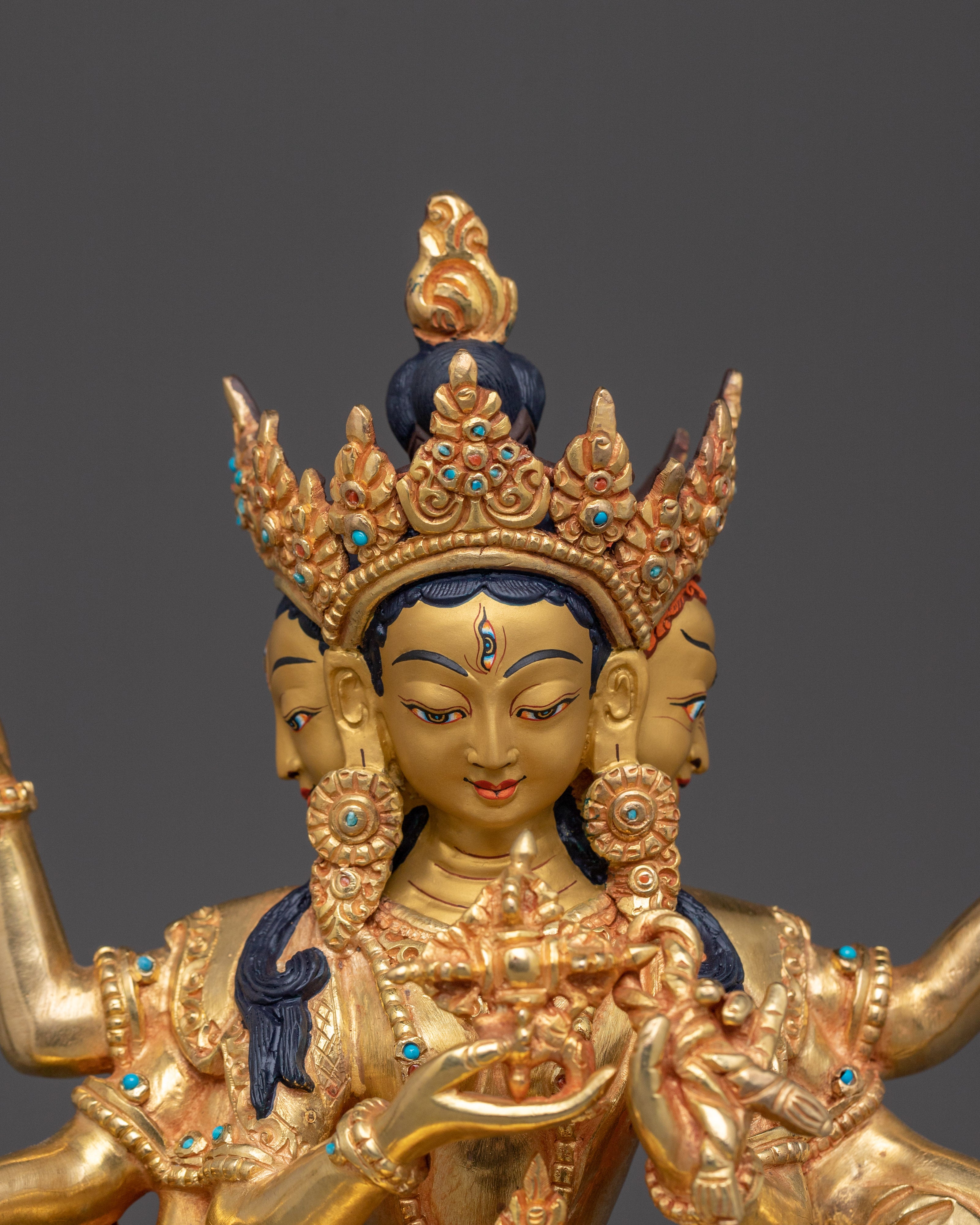 Statue of Ushnishavijaya | Namgyalma - Goddess of Longevity and Protection
