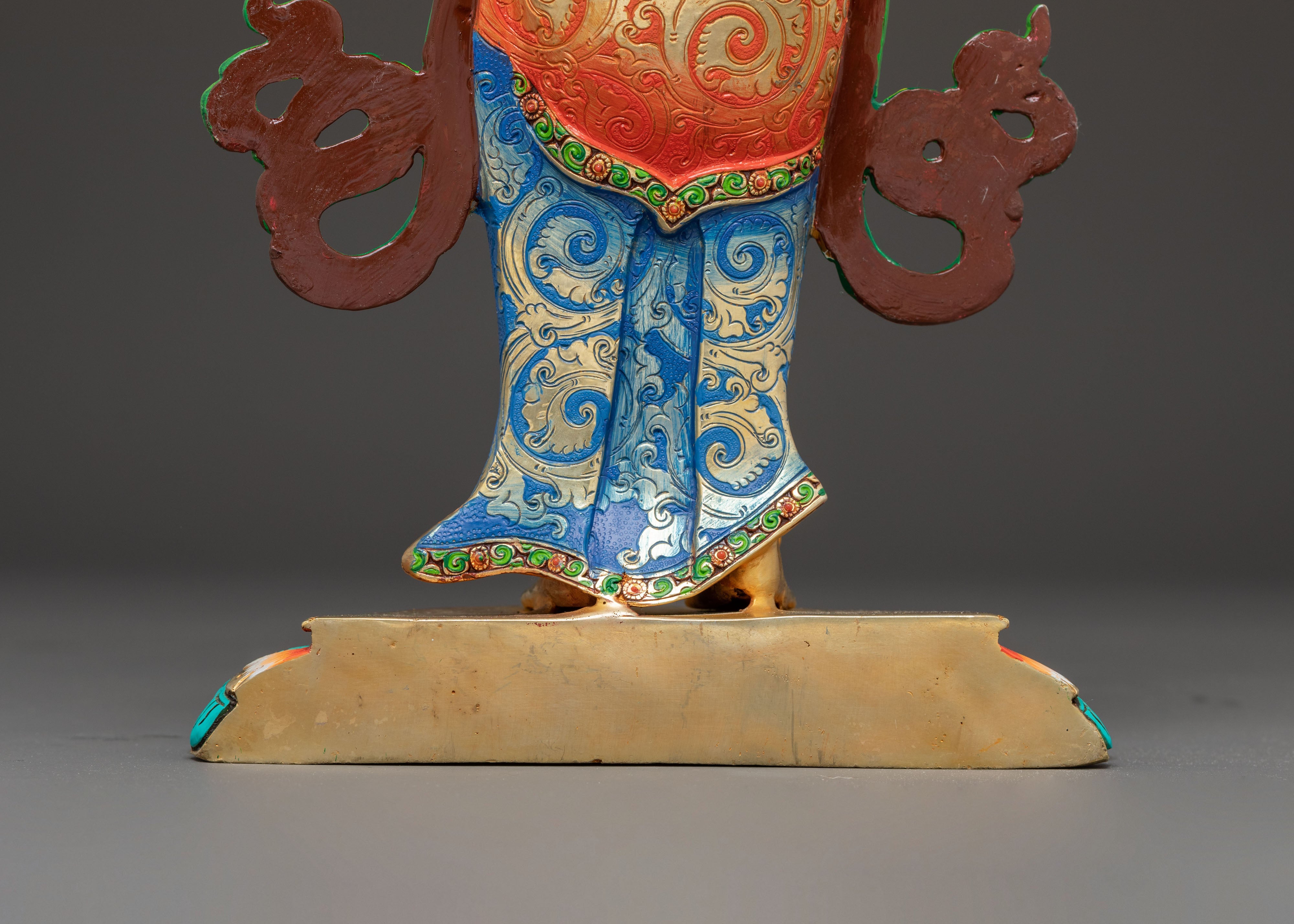 Handmade Padmasambhava Statue With Consorts