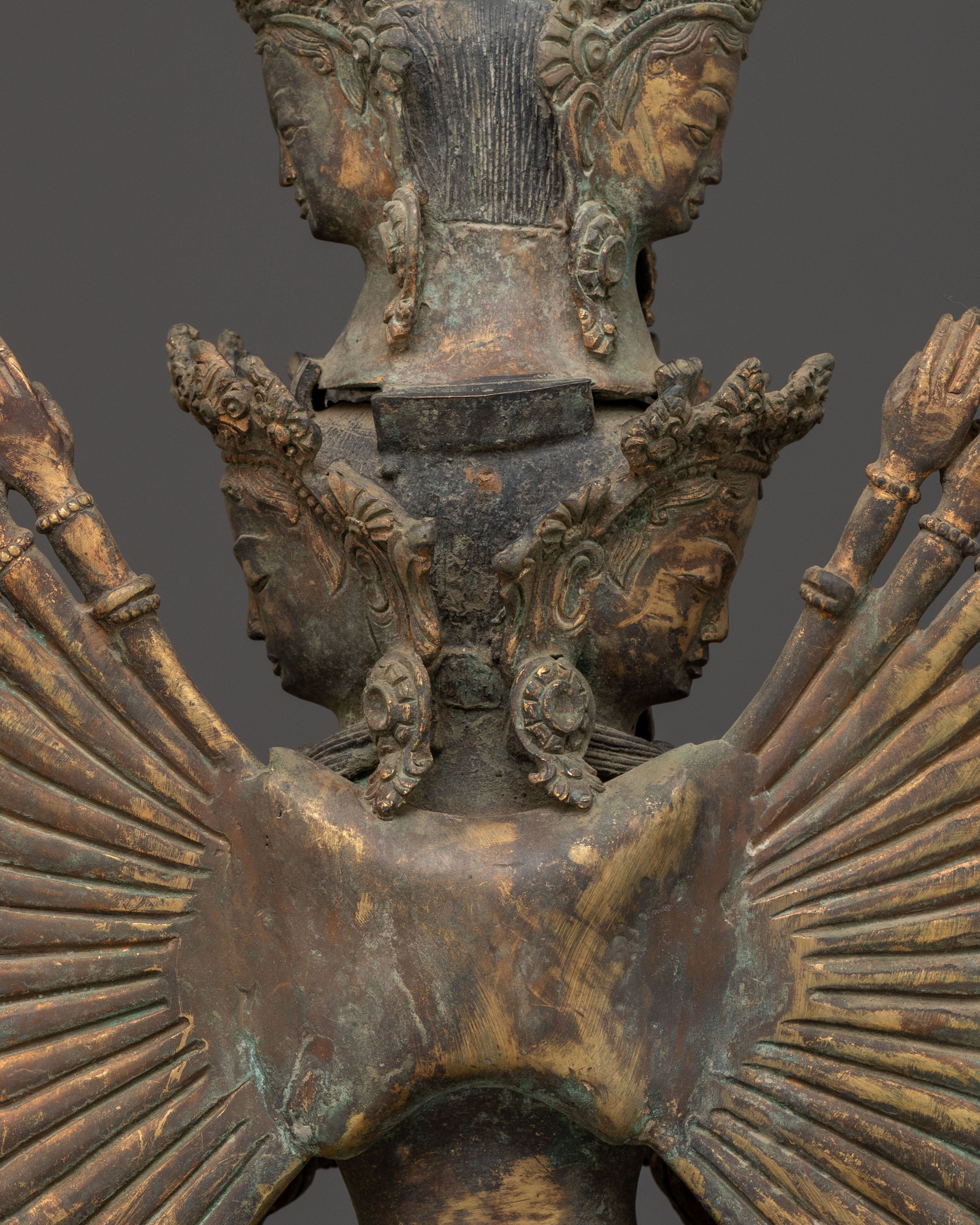 Handmade Statue Of 1000 Armed Chenrezig | Spiritual Decor