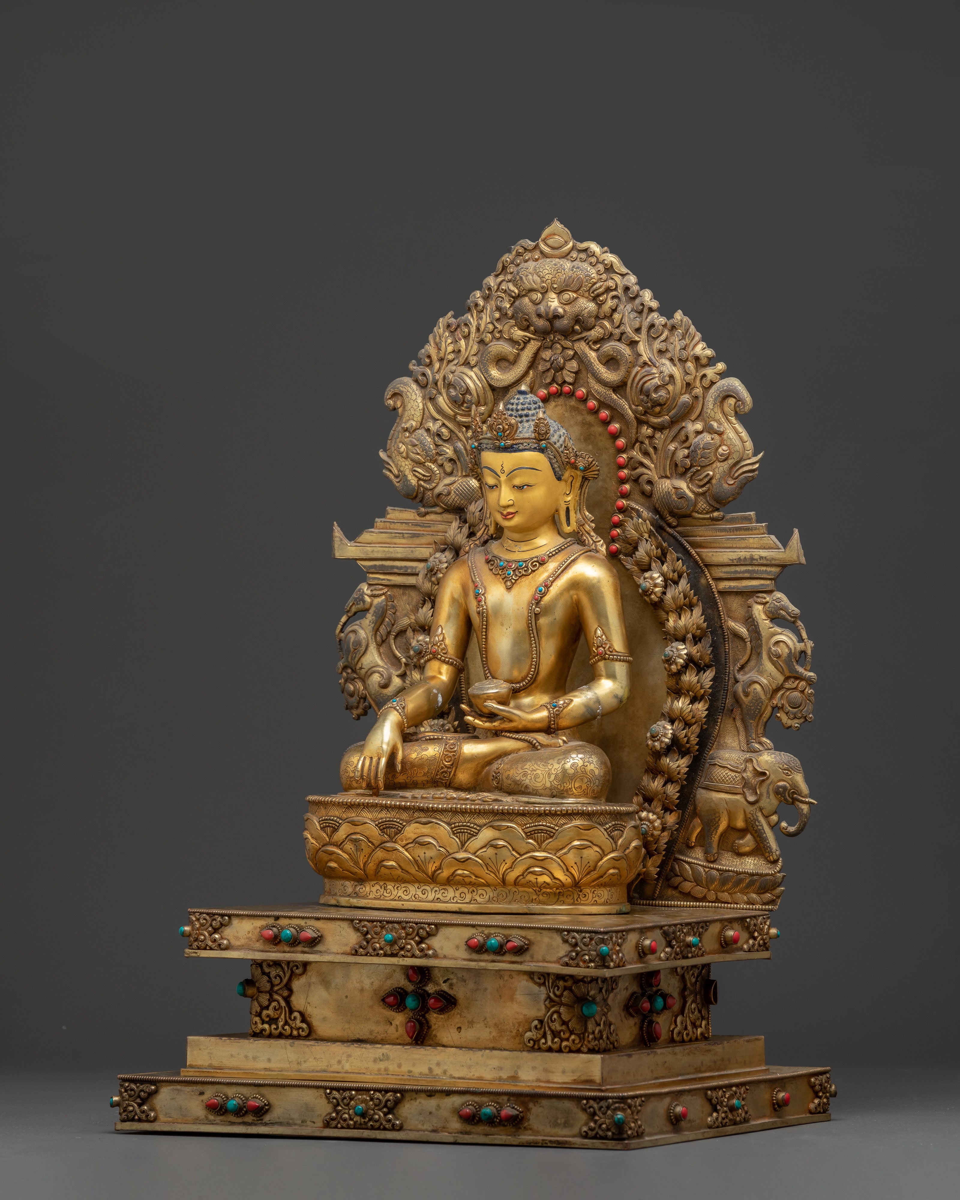 Handmade Gautama Buddha Sculpture Sage of the Shakyas | Himalayan Buddhist Statue