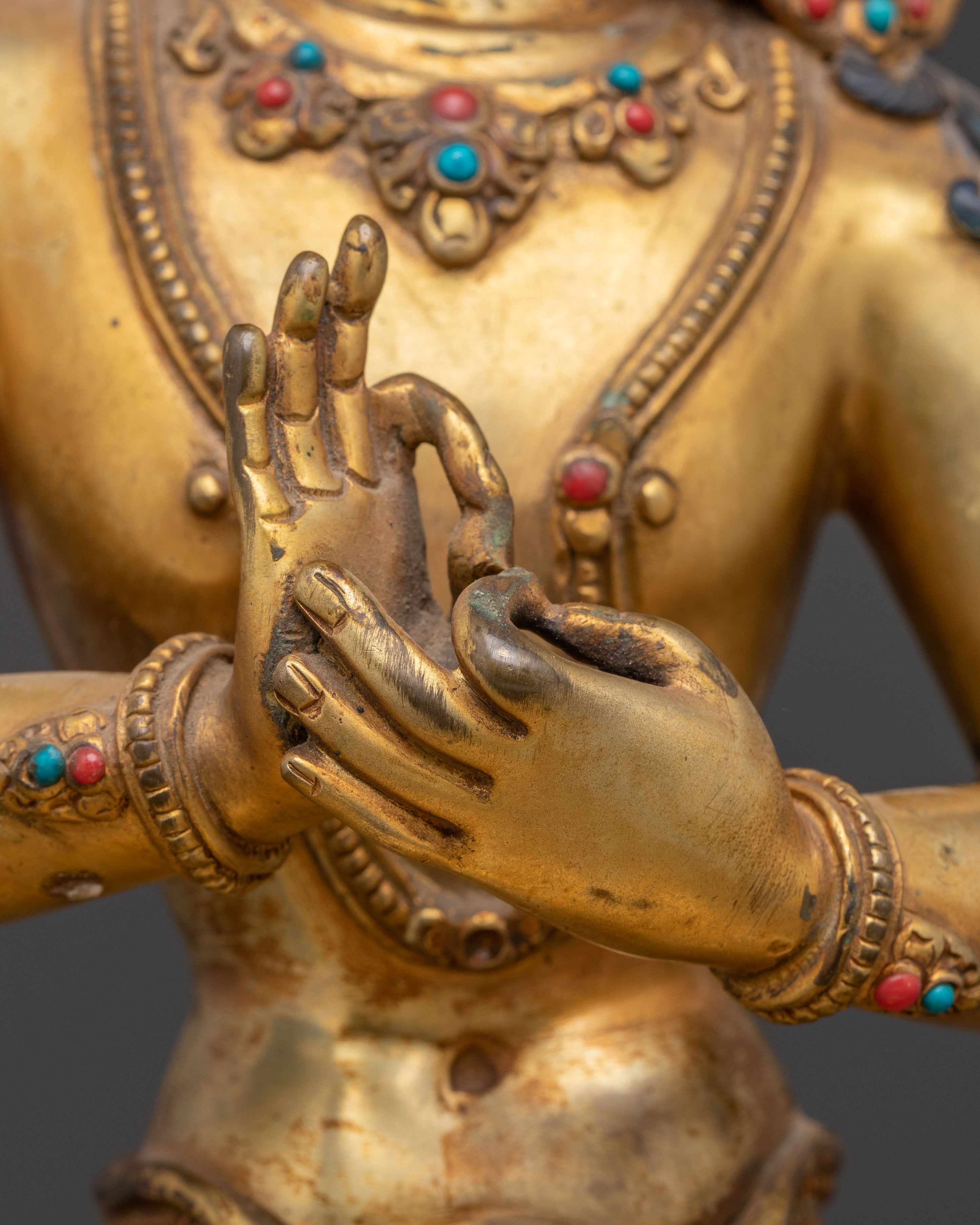 Vairocana Sculpture: The Cosmic Buddha | Ideal for Altars