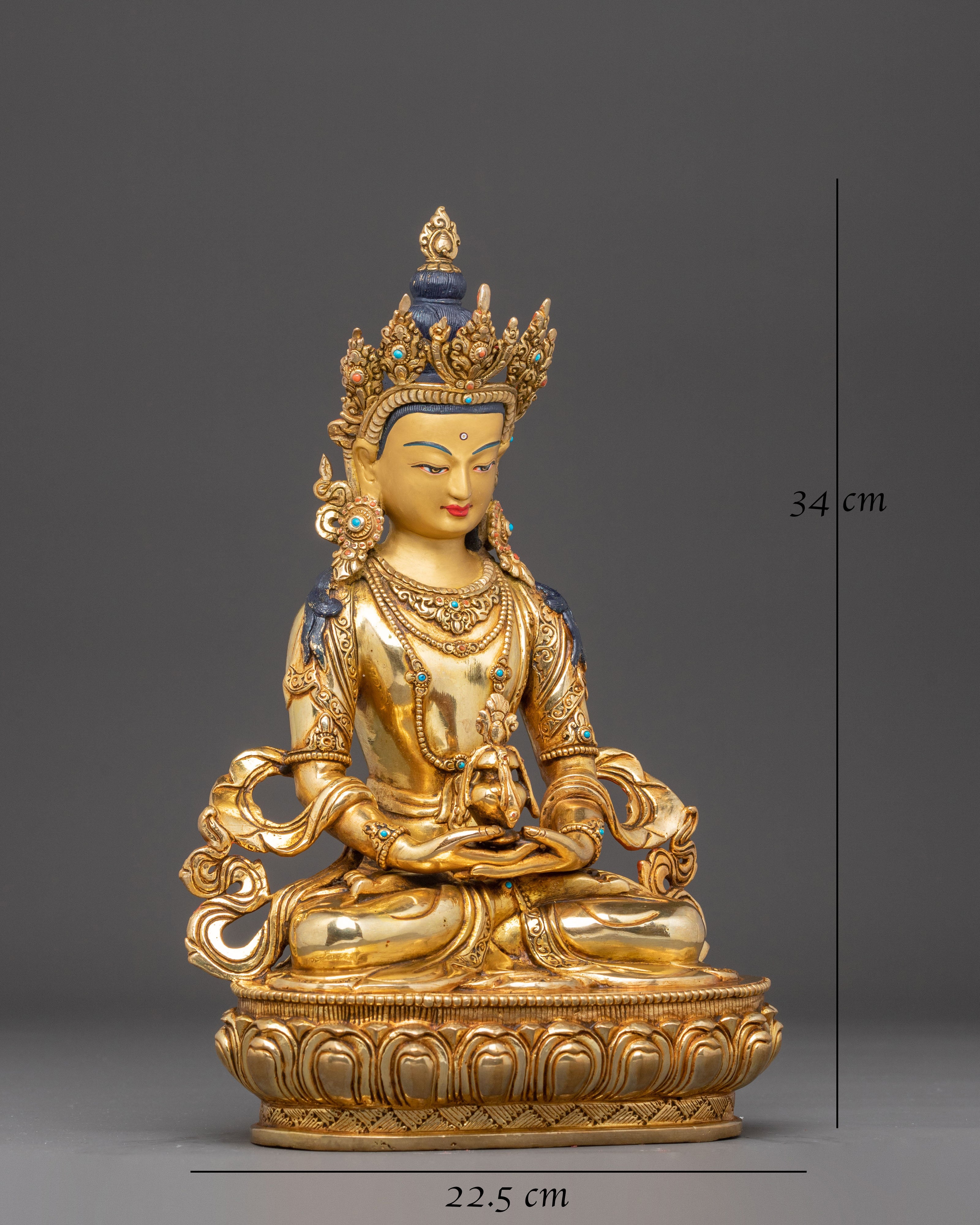 Handmade Buddha from Pure Land Amitayus Sculpture