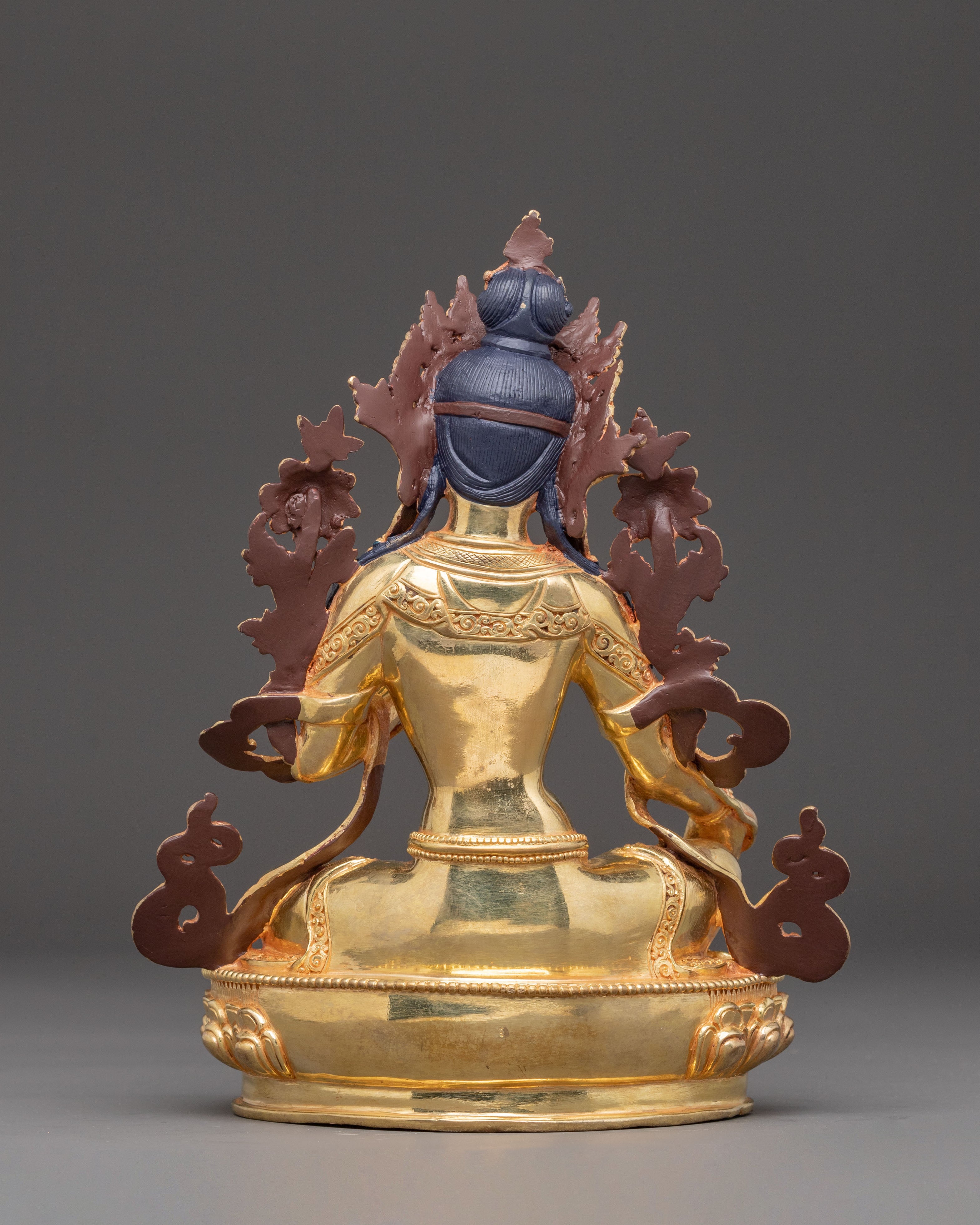 Handcrafted Golden Statue of Goddess Green Tara | Mother of All Buddhas