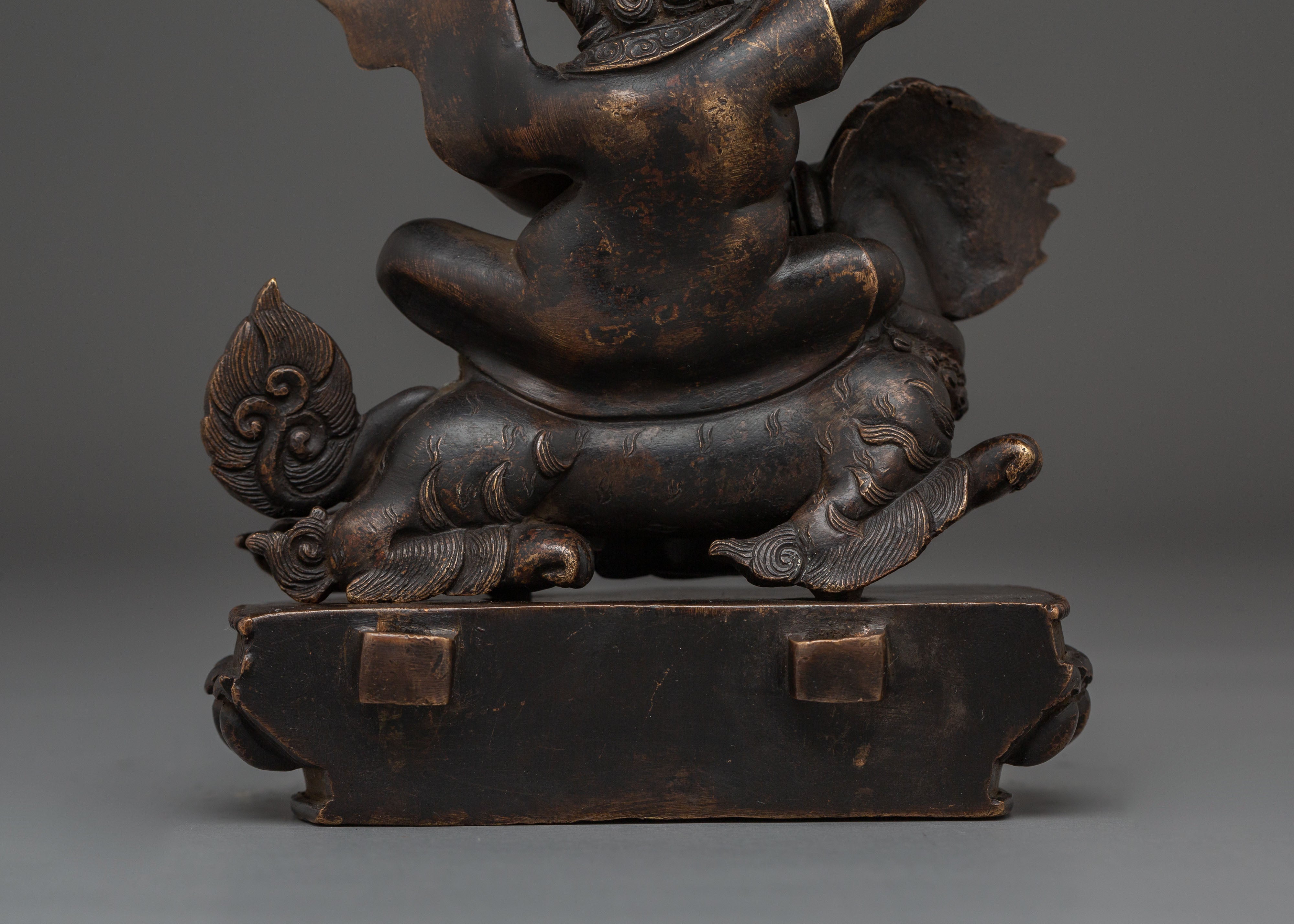 Statue of Protector Dorje Legpa | Wrathful Dharma Guardian