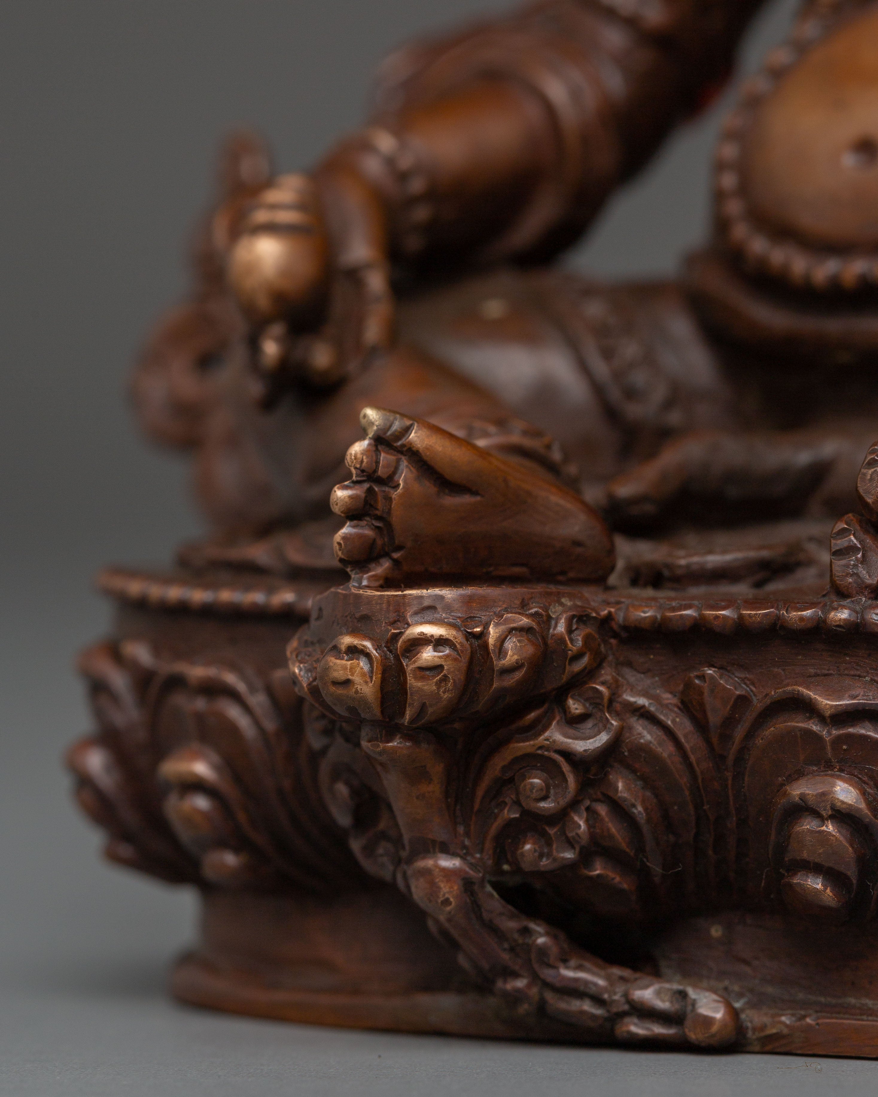 Himalayan Statue of Wealth Lord Dzambhala | Abundance and Prosperity