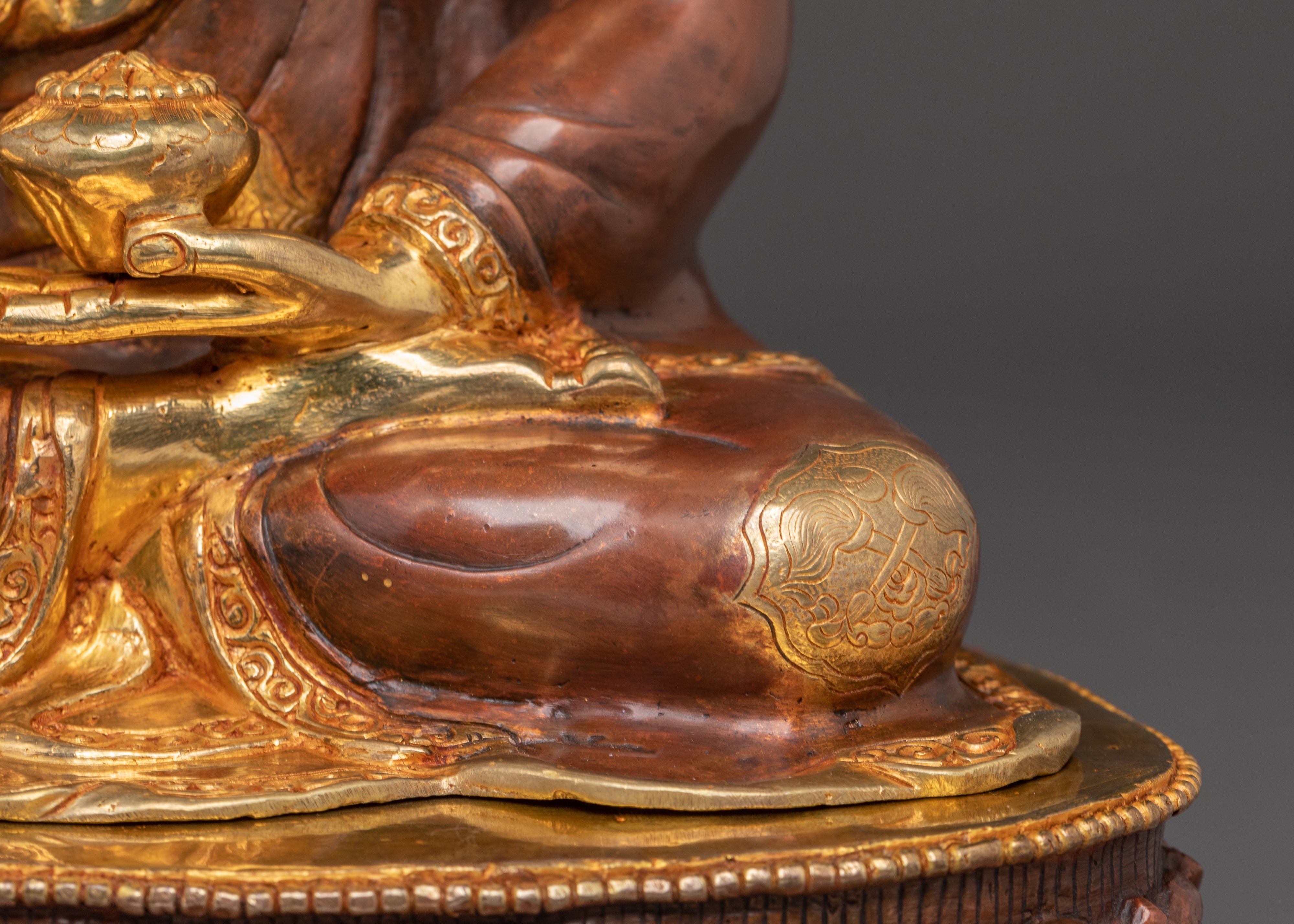 Golden Sculpture of Buddha Shakyamuni | The Awakened One