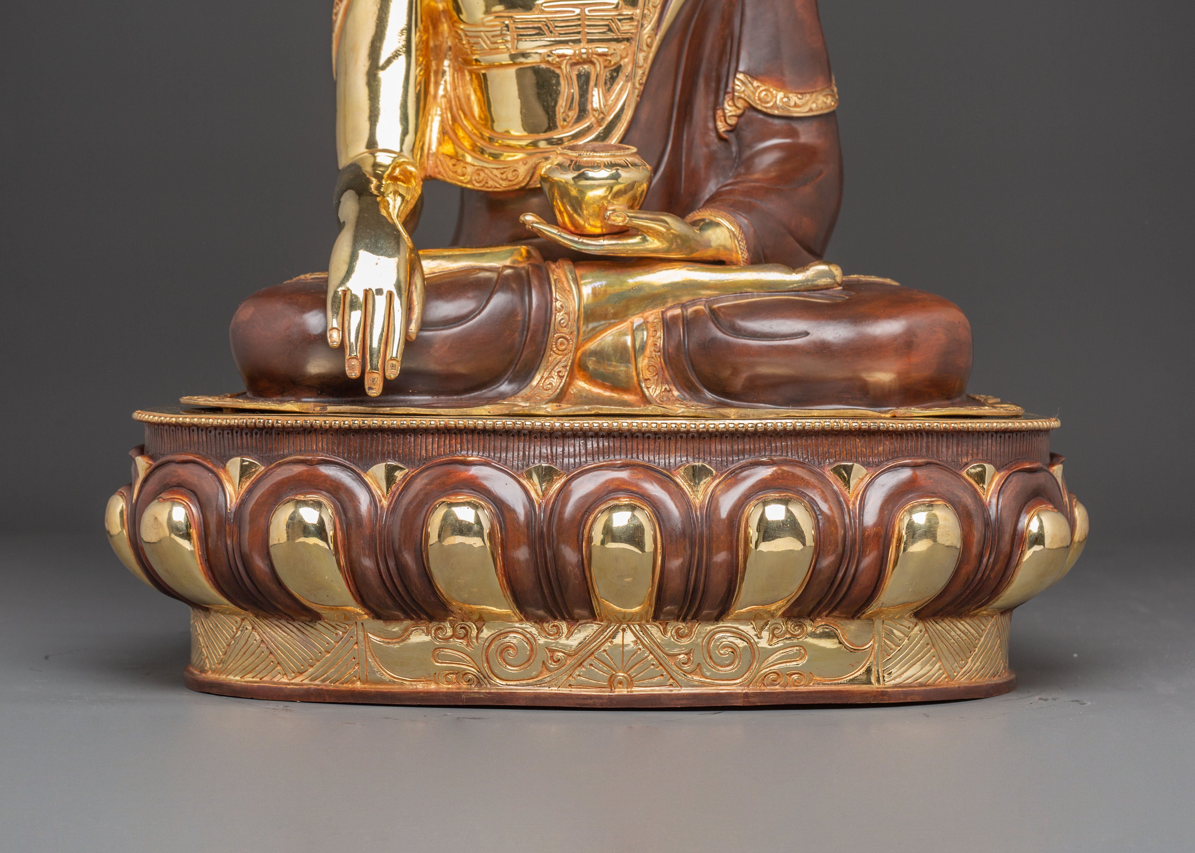 Handcrafted Sculpture of Buddha Shakyamuni | Historical Buddha