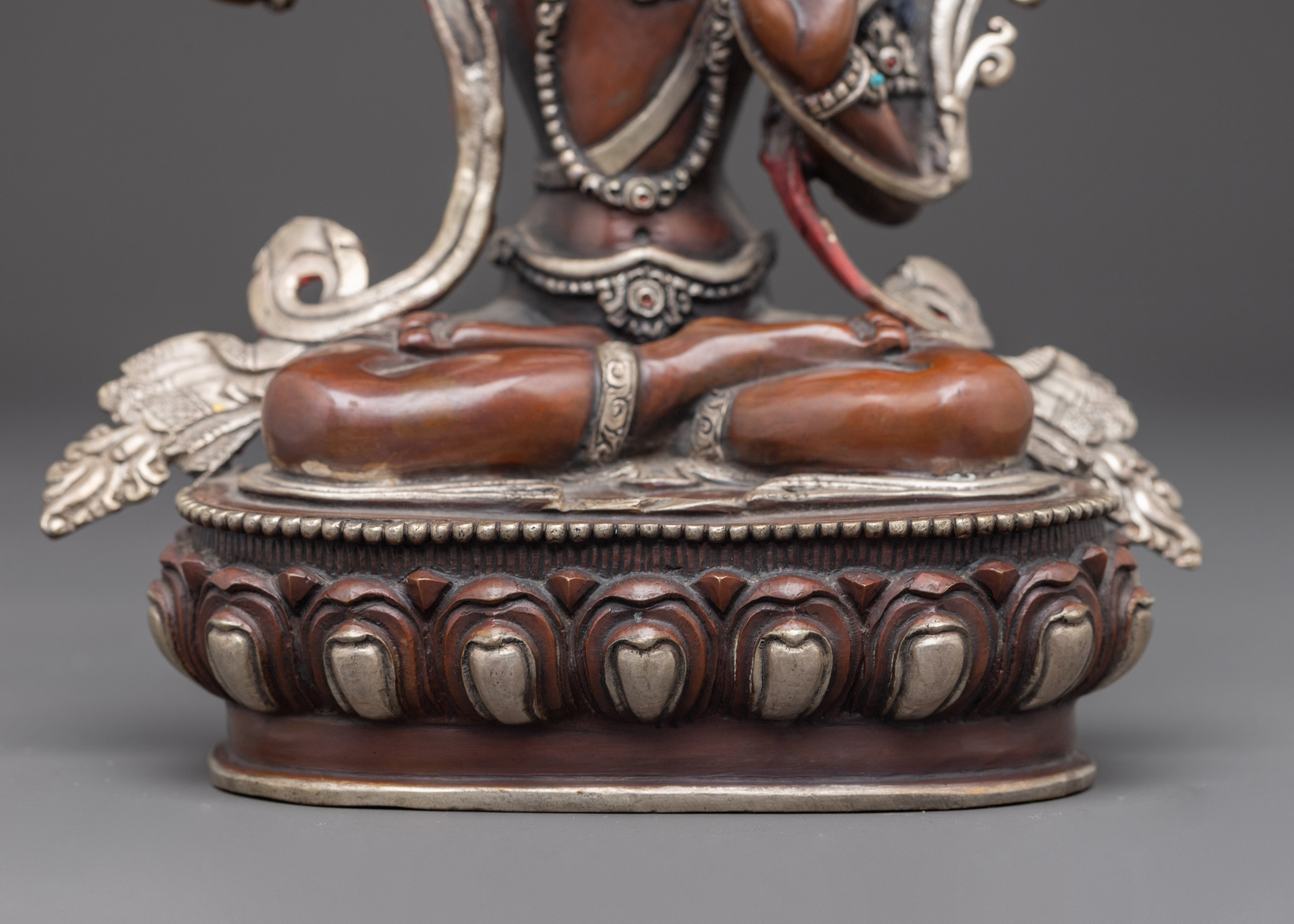 Handmade Art of Manjushri, The Wisdom Bodhisattva | Dharma Decor