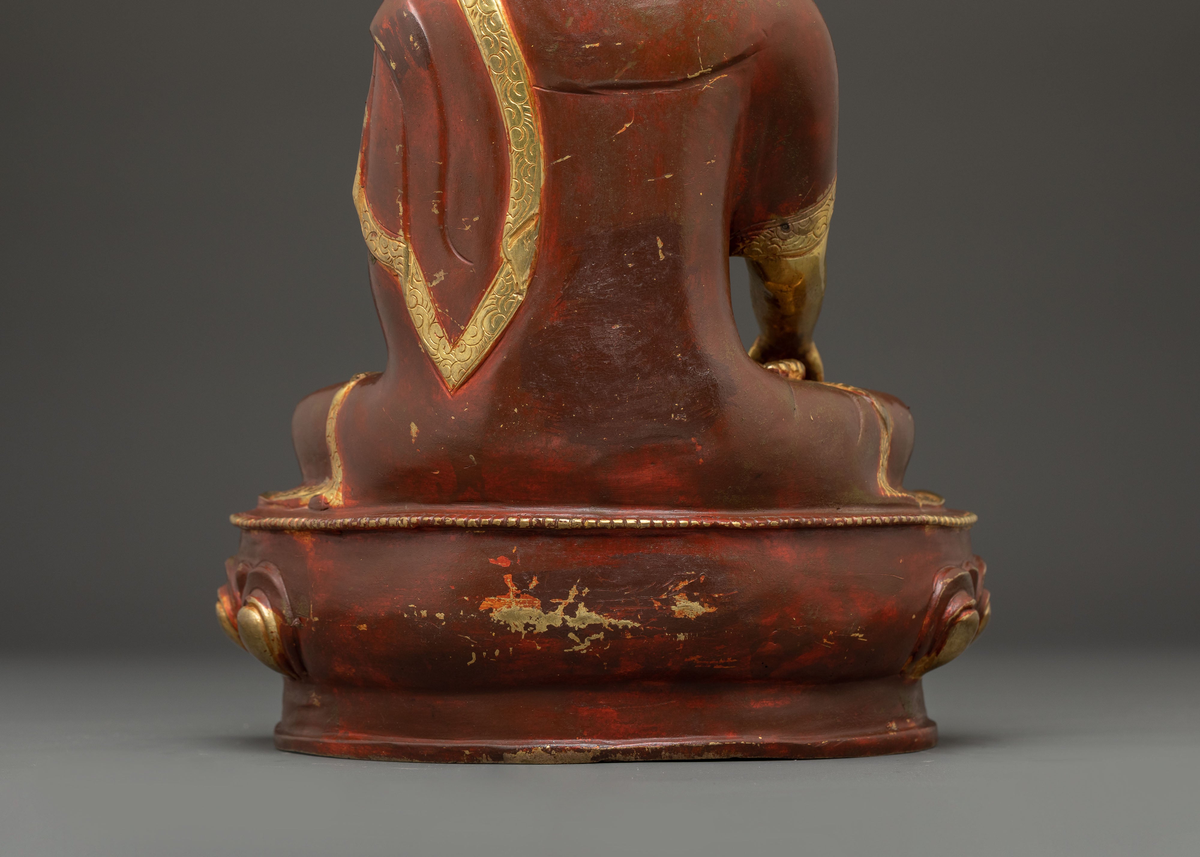 Handmade Statue of Crowned Shakyamuni Buddha | Historical Buddha