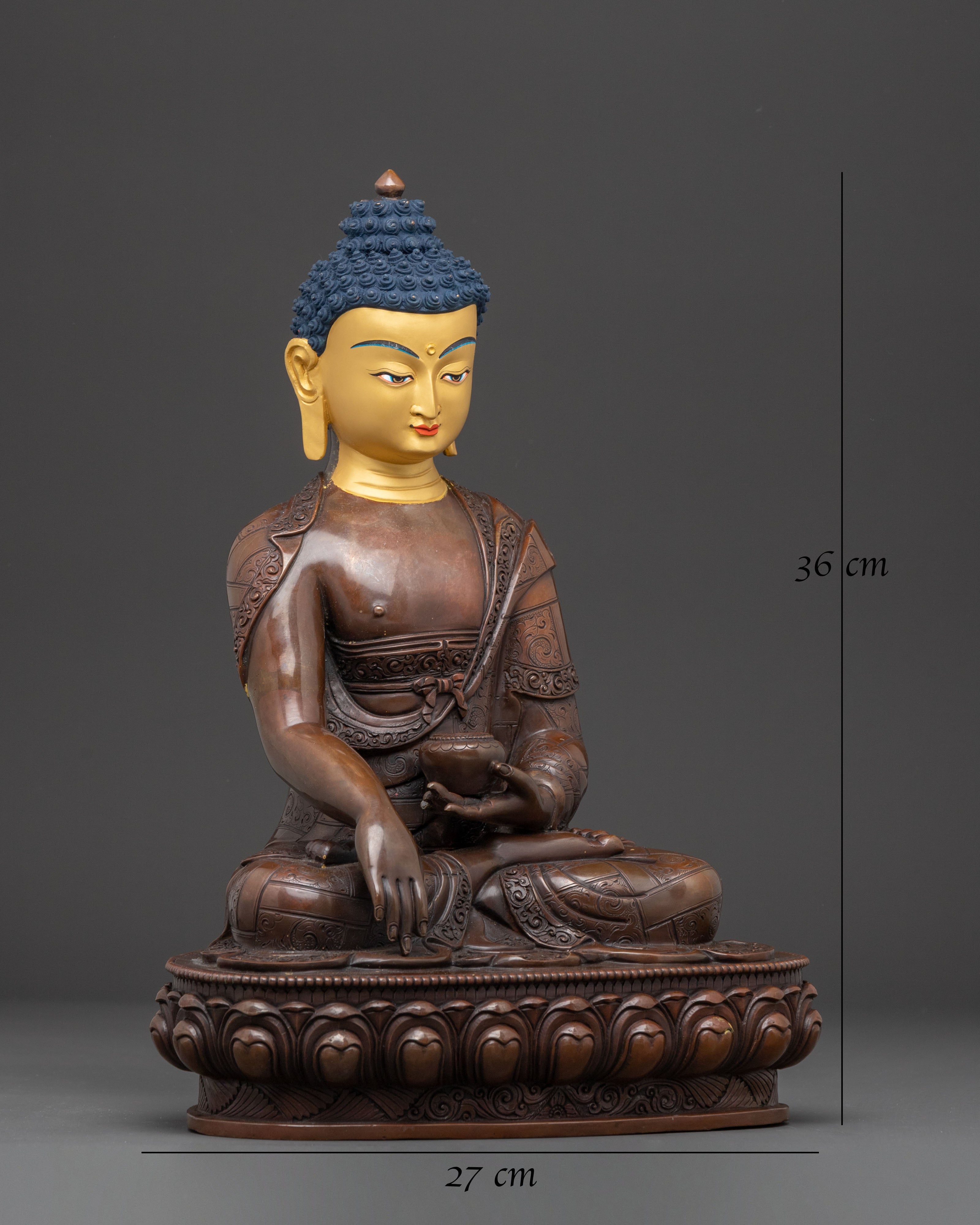 Handmade Tibetan Shakyamuni Buddha Statue |