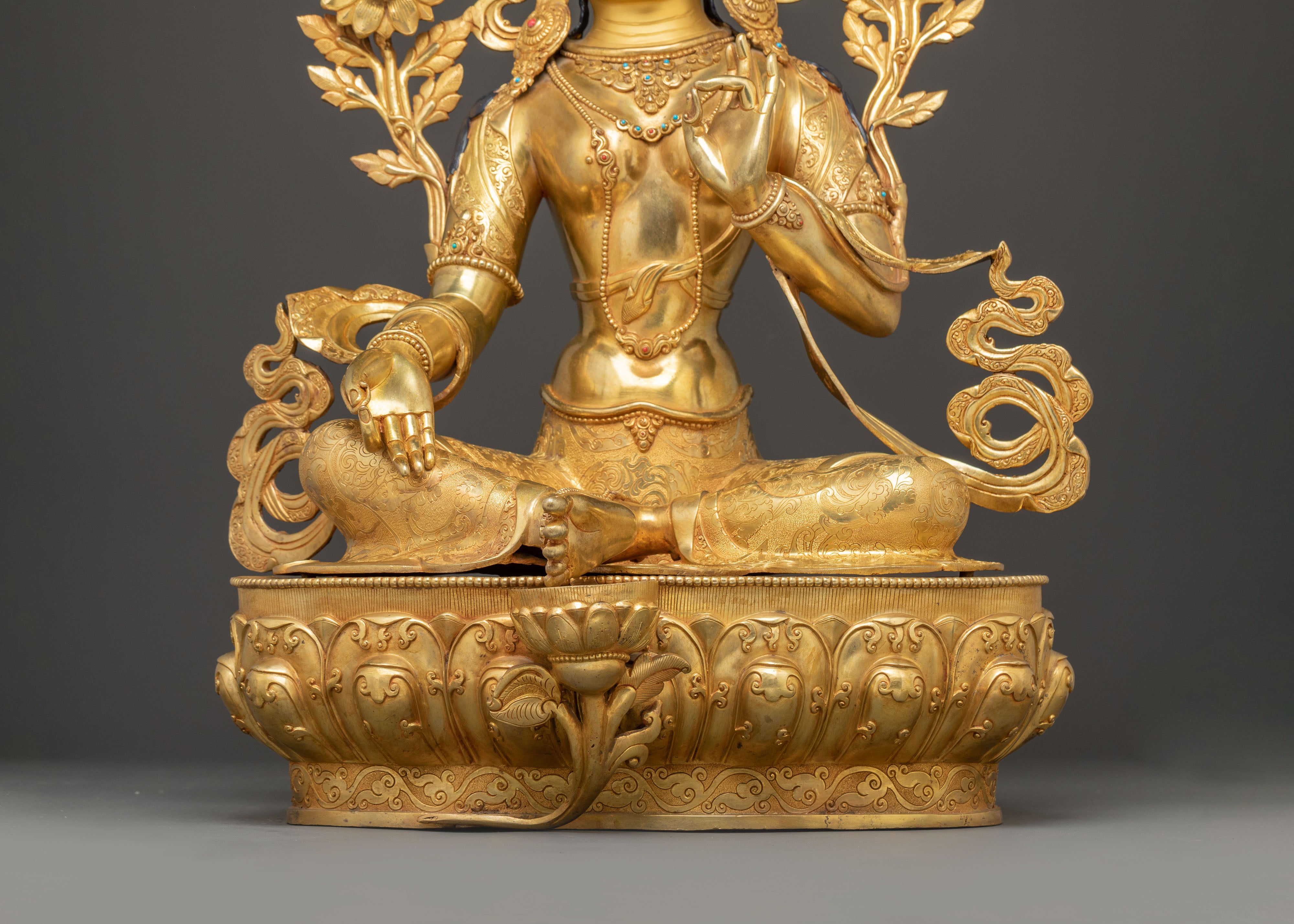 Handmade Liberation Mother Shyama Tara Statue | Compassion Deity