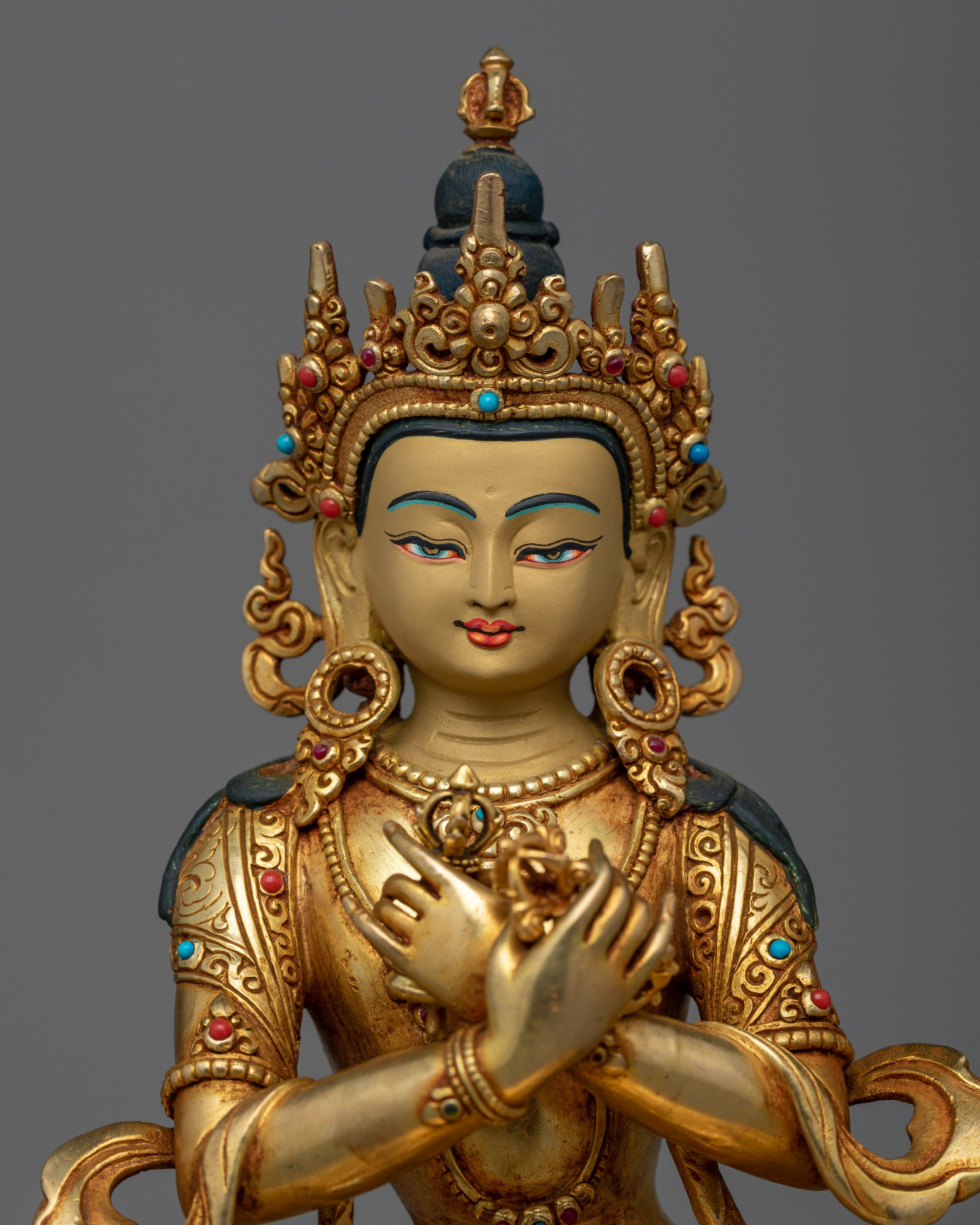 vajradhara-gold-gilded-statue