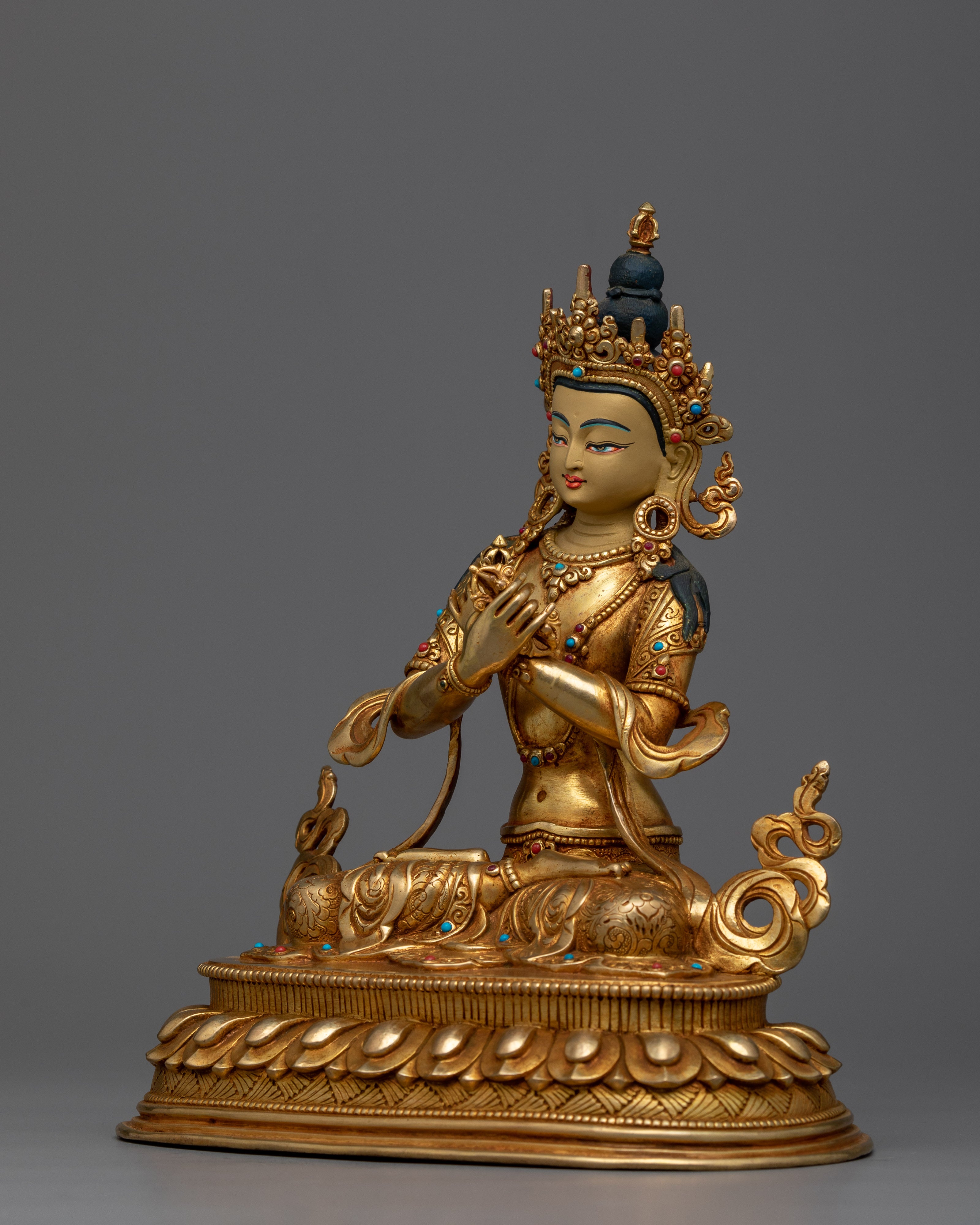 vajradhara-gold-gilded-statue