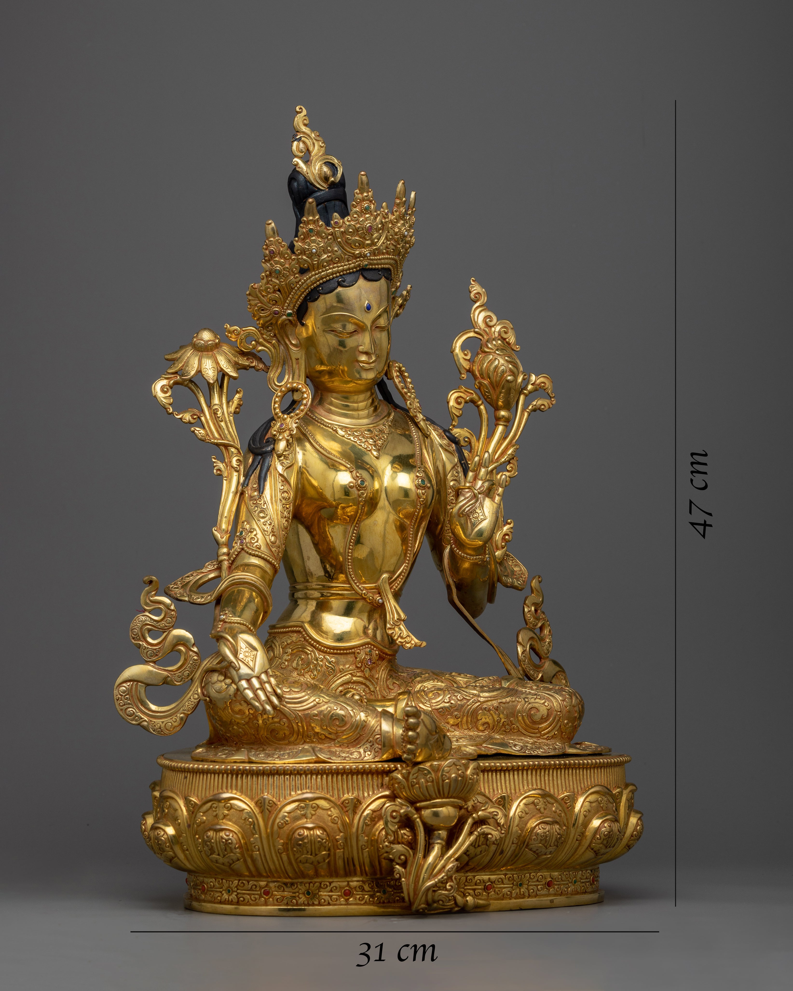 Buddhism Mother Green Tara Statue | Embrace Motherly Compassion