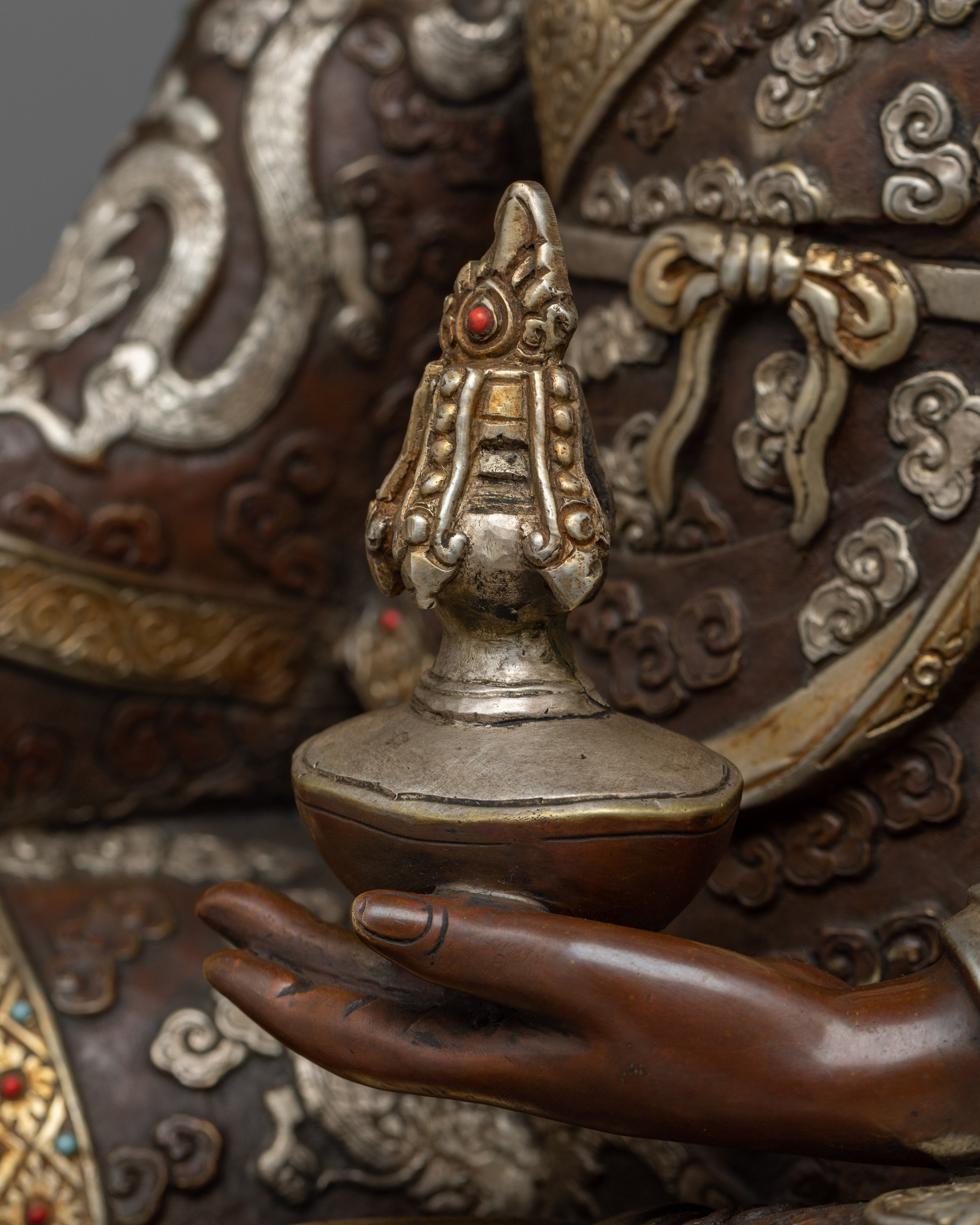 Lotus Vajra Guru Rinpoche Statue | Invoke Divine Blessings of