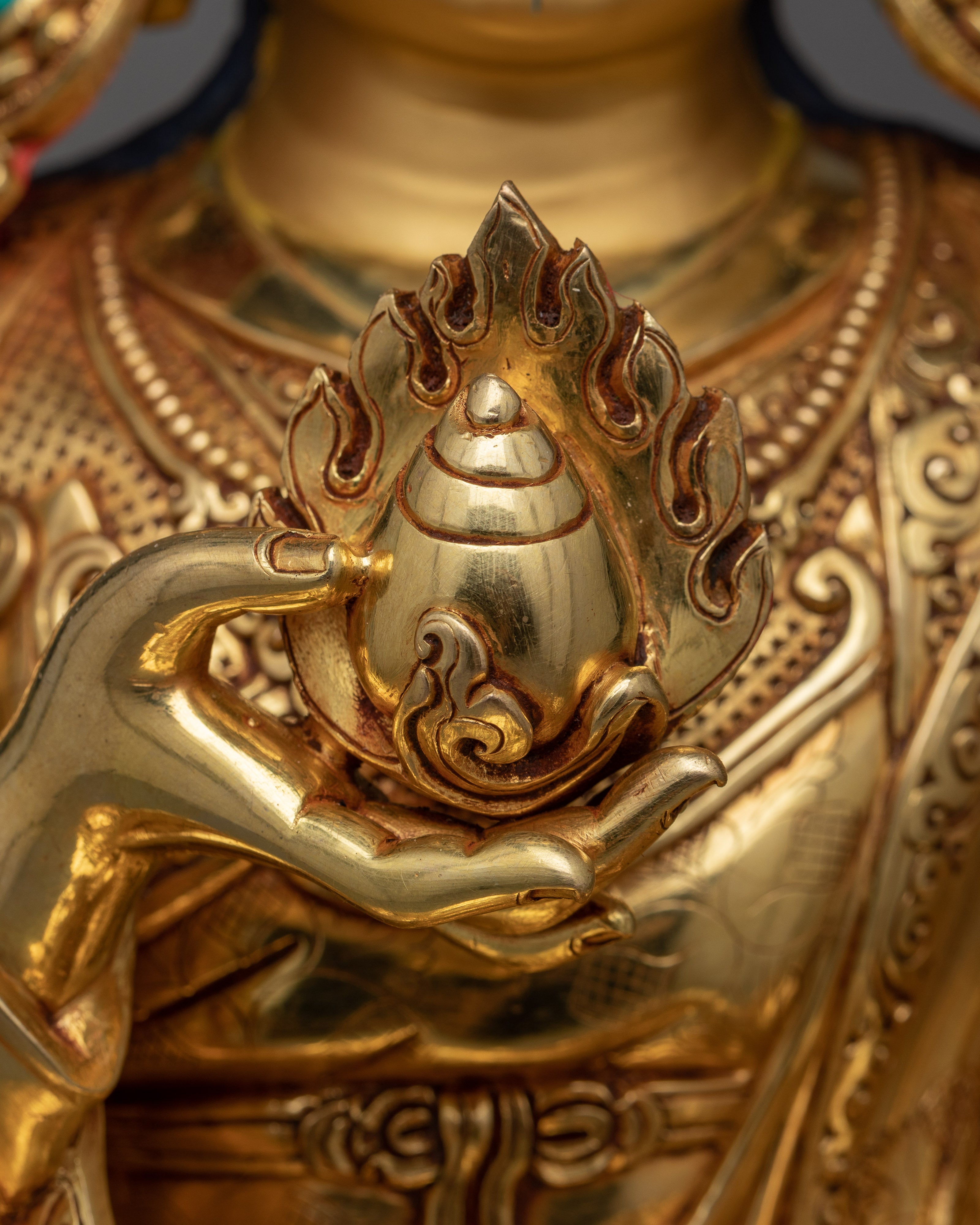 Guru Orgyen Norla Statue | Manifestation of Vajra Body | Buddhist Wealth Deity