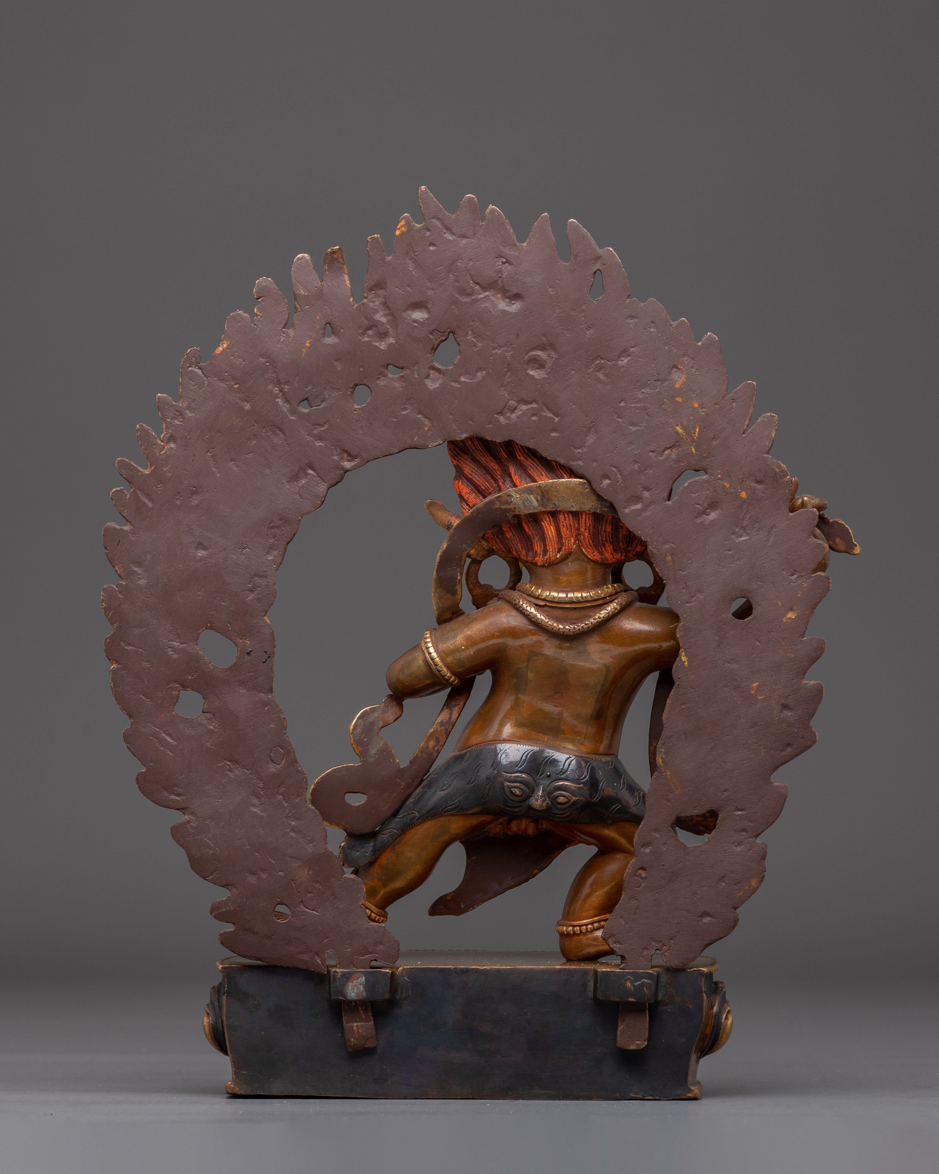 Statue of Buddhist Protector Deity Mahakala | Himalayan Artwork