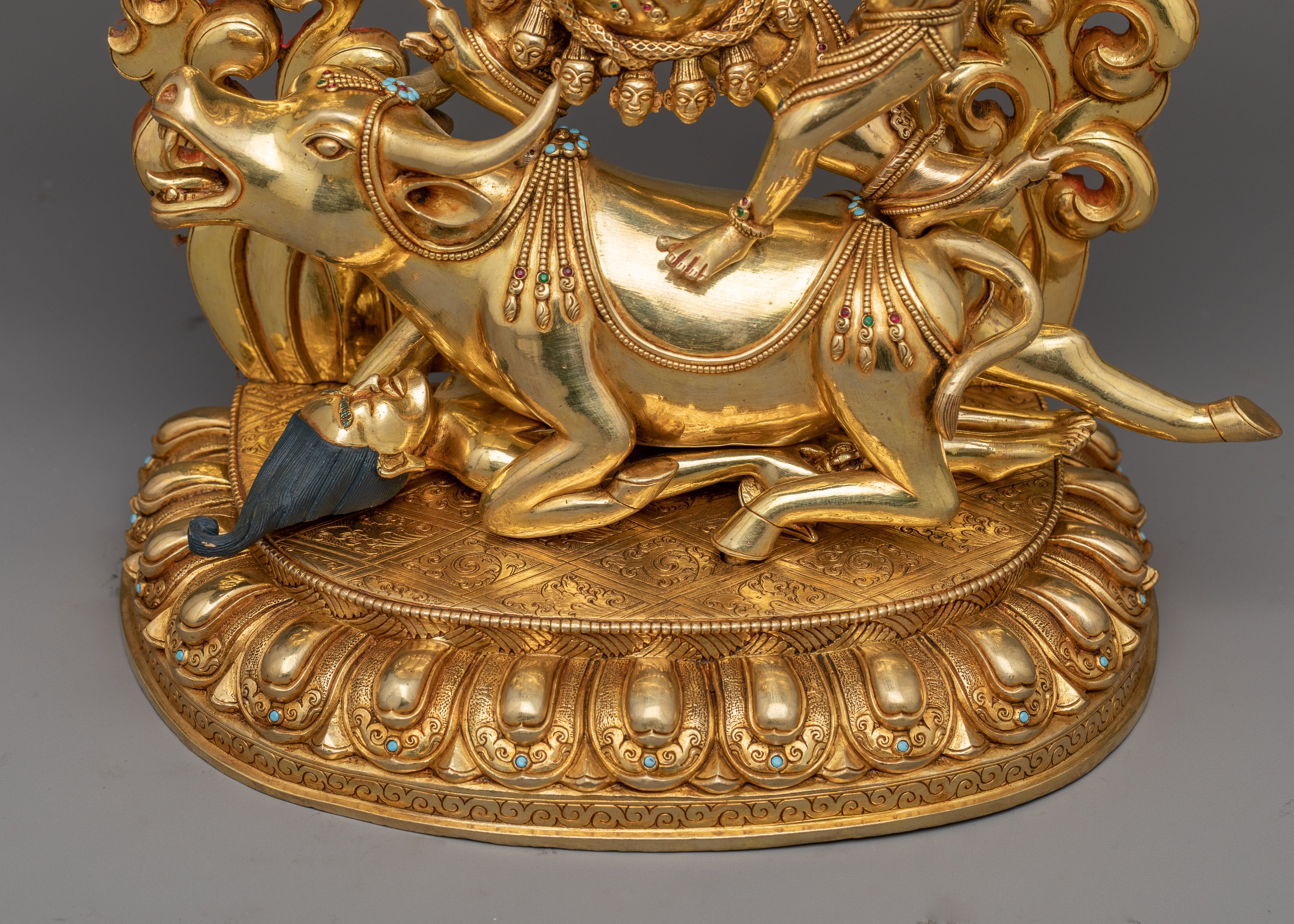 Yama Dharmaraja Sculpture | Embrace Fearlessness and Transcendence