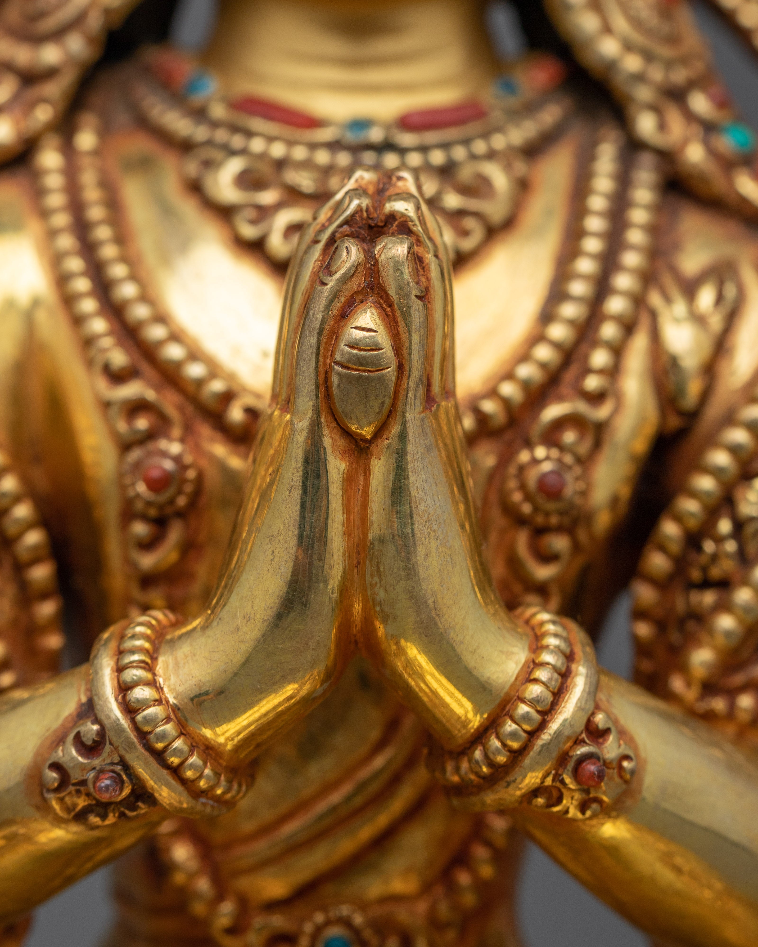 Chenrezig Meditation Sculpture | Enhance Your Meditative Practice with Spiritual Statue