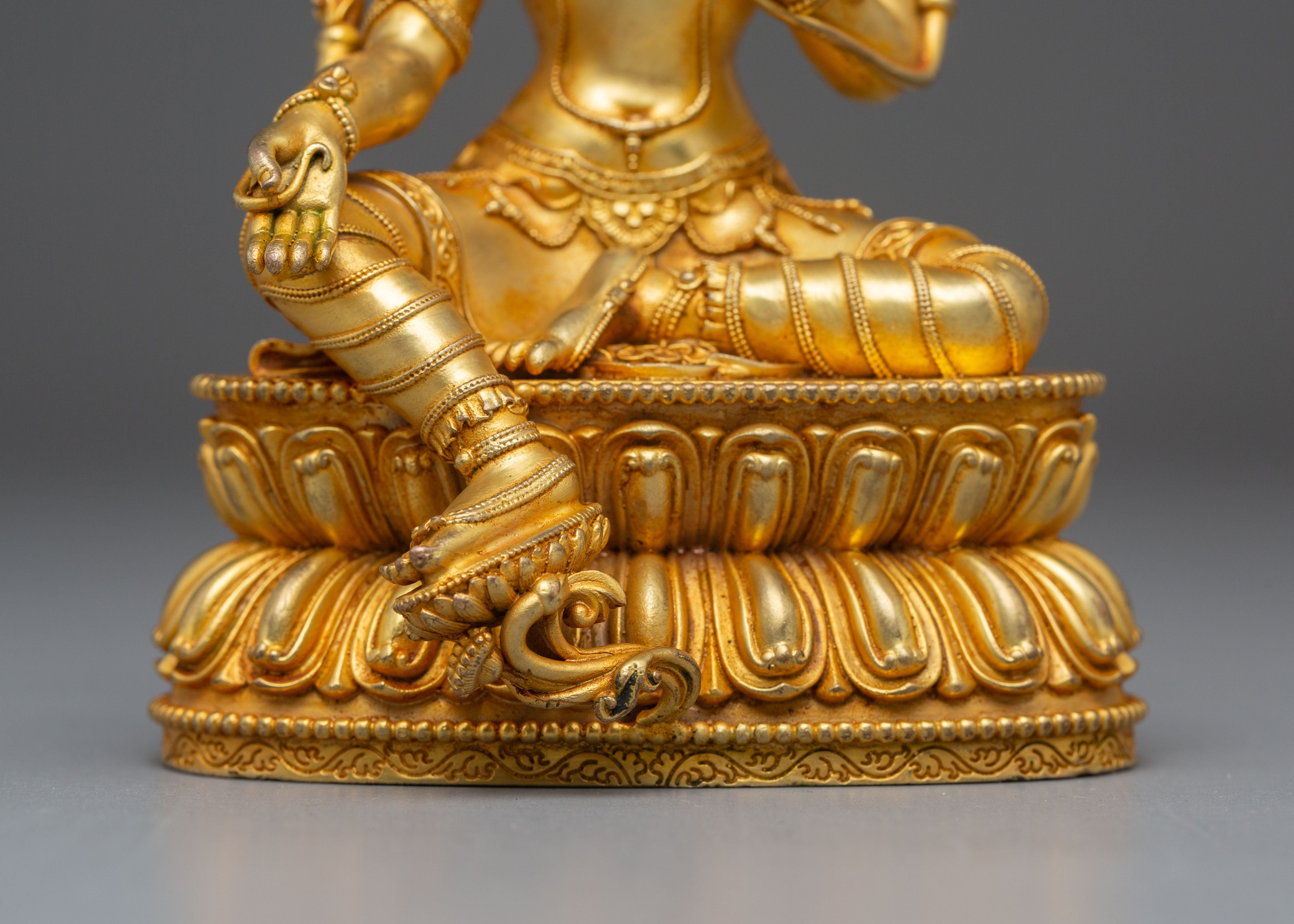 Machine Made Statue of Mother Green Tara | Compassion and Protection