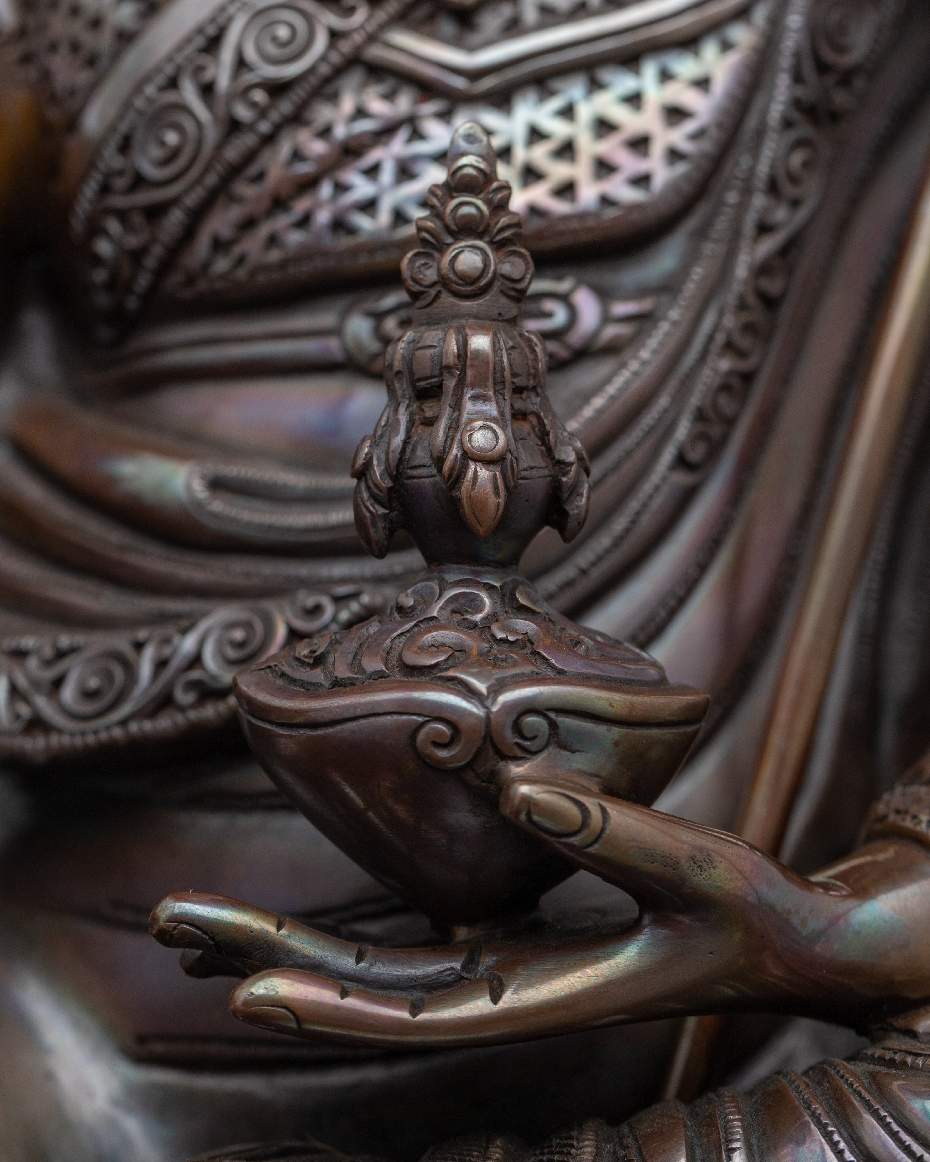 Dusum Sangye Guru Rinpoche Statue | Illuminate Your Spiritual Path with Guru Rinpoche's Guidance