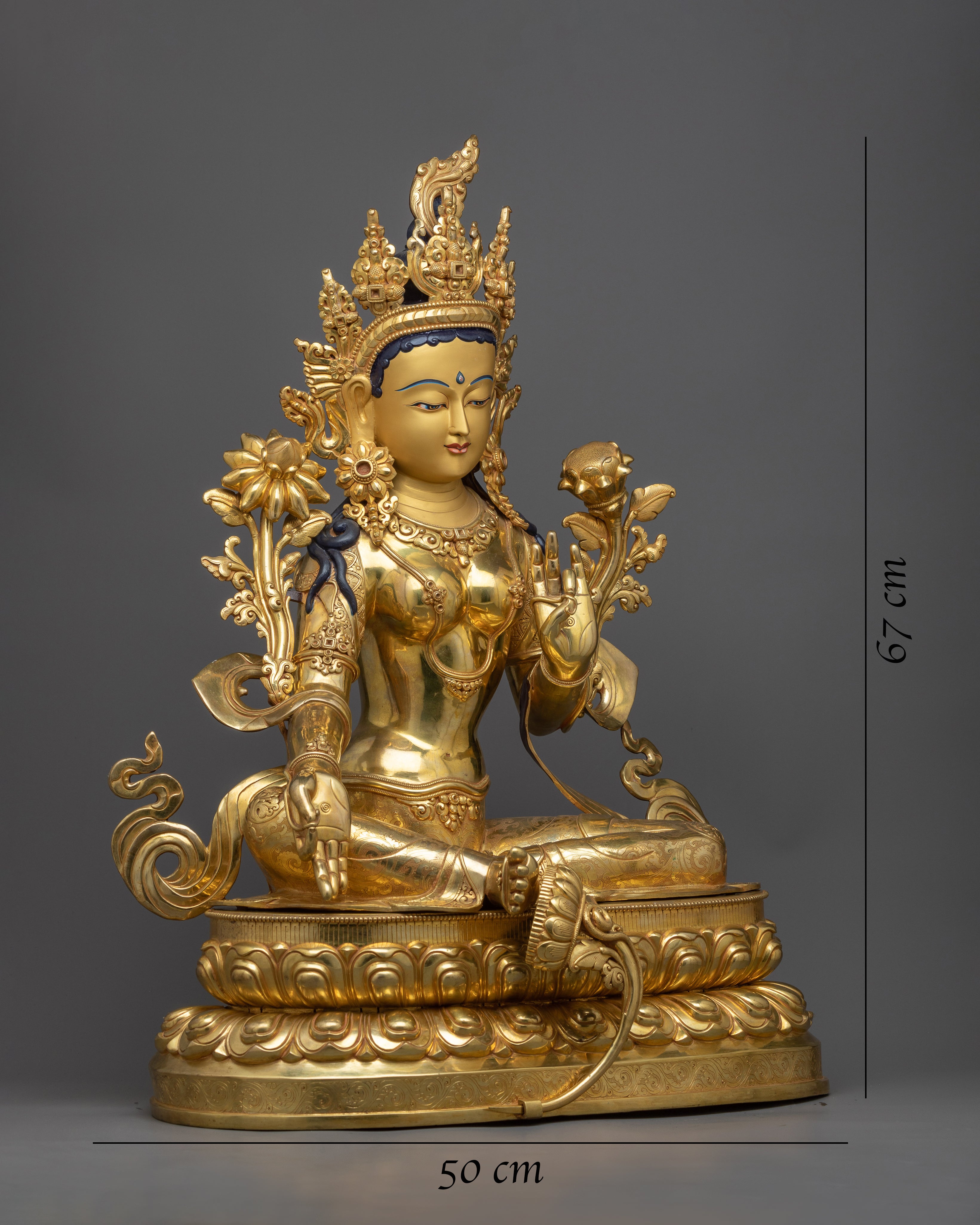 the-green-tara-statue
