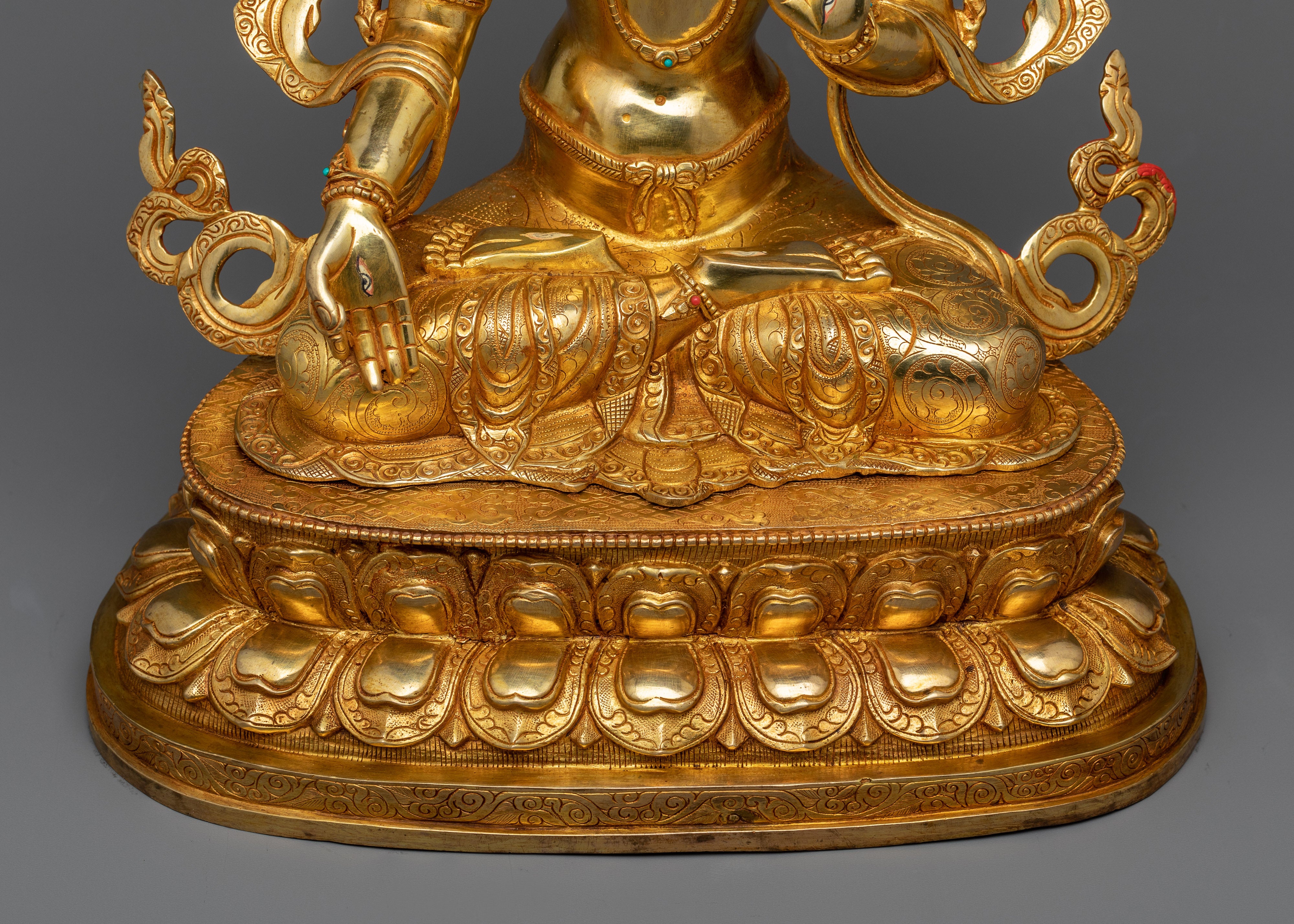 Female Bodhisattva White Tara Statue | Embrace Serenity with our Sculpture