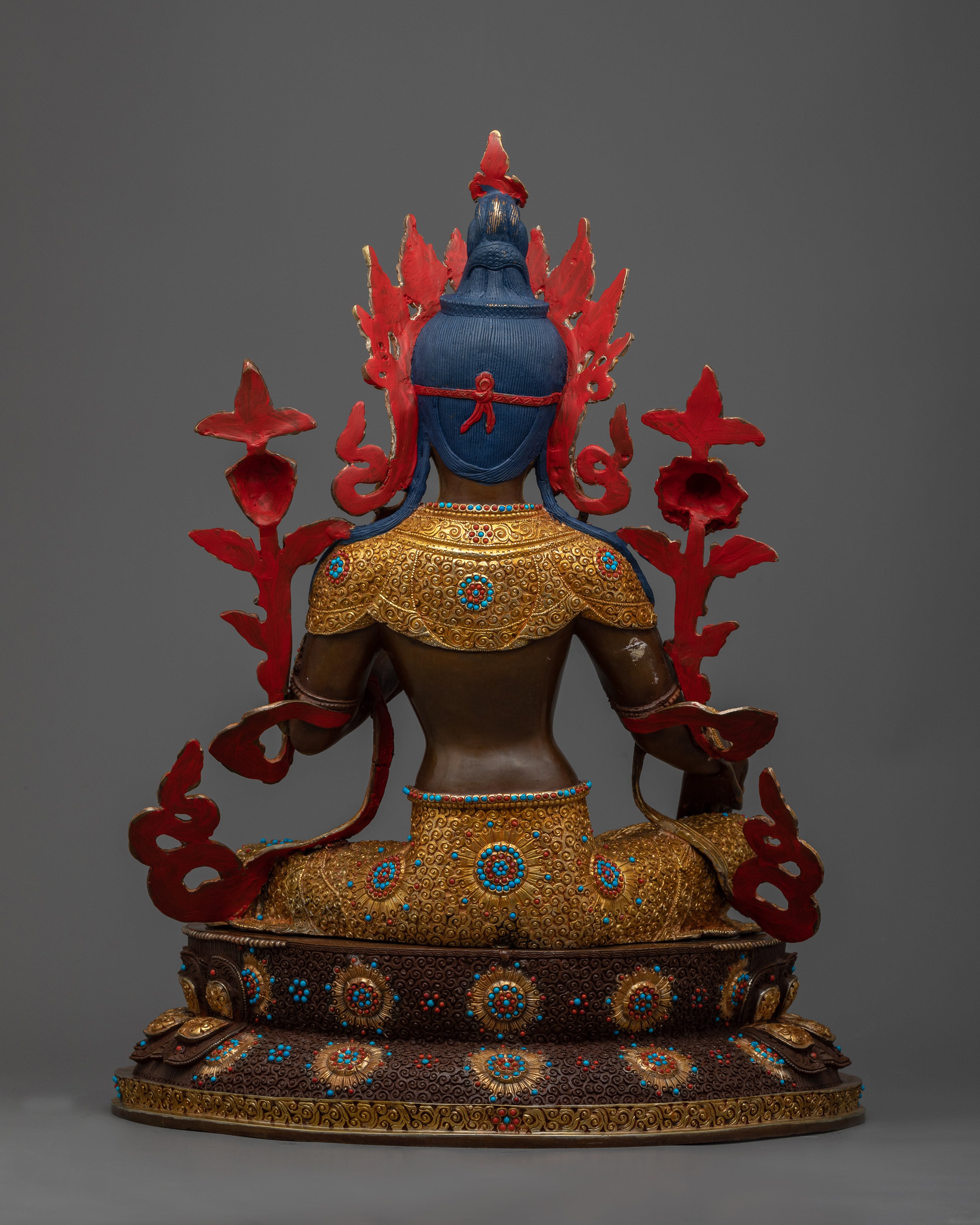 Sacred Elegance: Green Hindu Goddess Green Tara | Experience Protection and Compassion