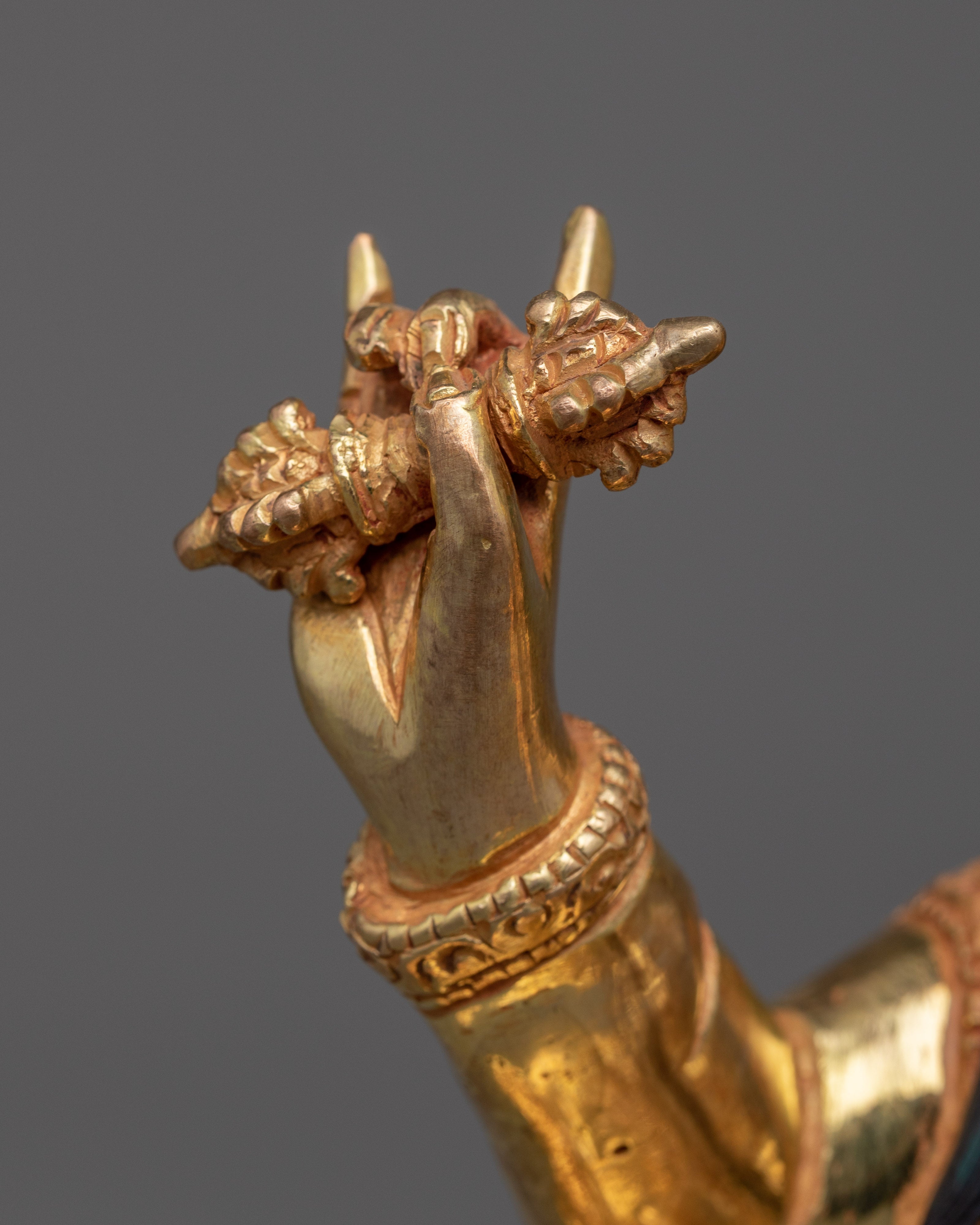 Impeccable Unity: Guru Rinpoche and Consort Sculpture | Himalayan Buddhist Art