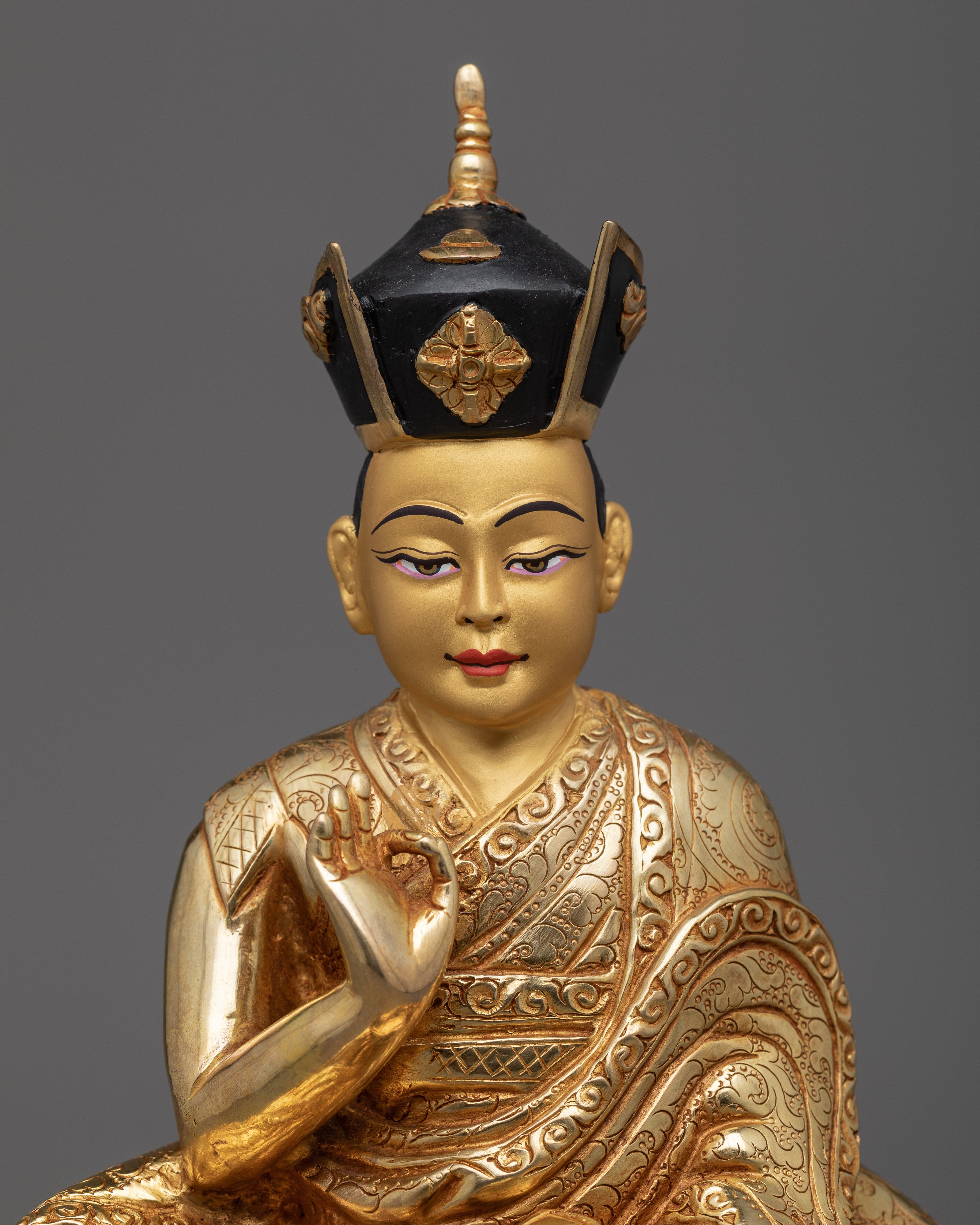 Karmapa Lineage Statues Set | A Testament to Tibetan Buddhist Wisdom