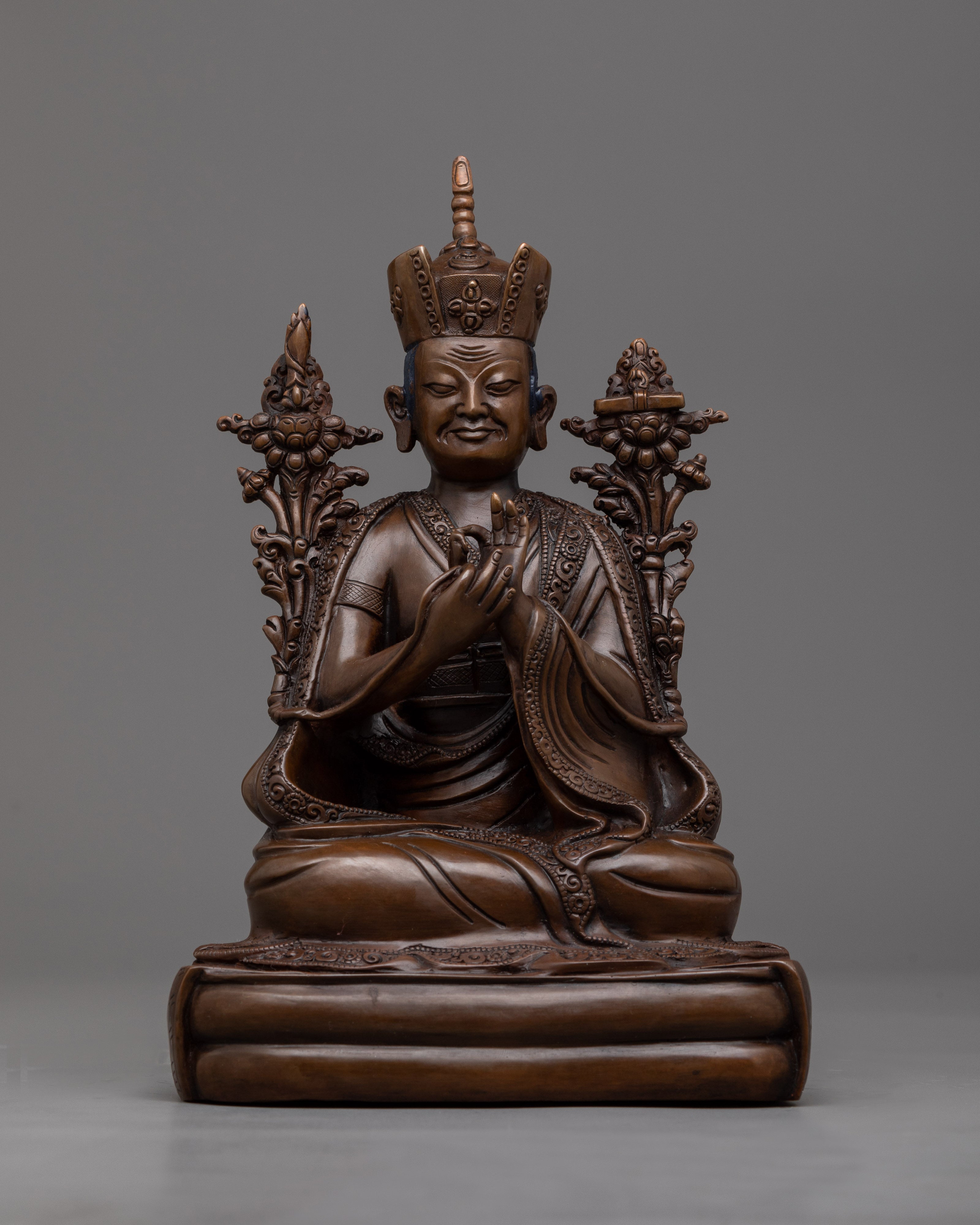 Karmapa Statue Set | 16 Handcrafted Representations of Tibetan Buddhist Enlightenment