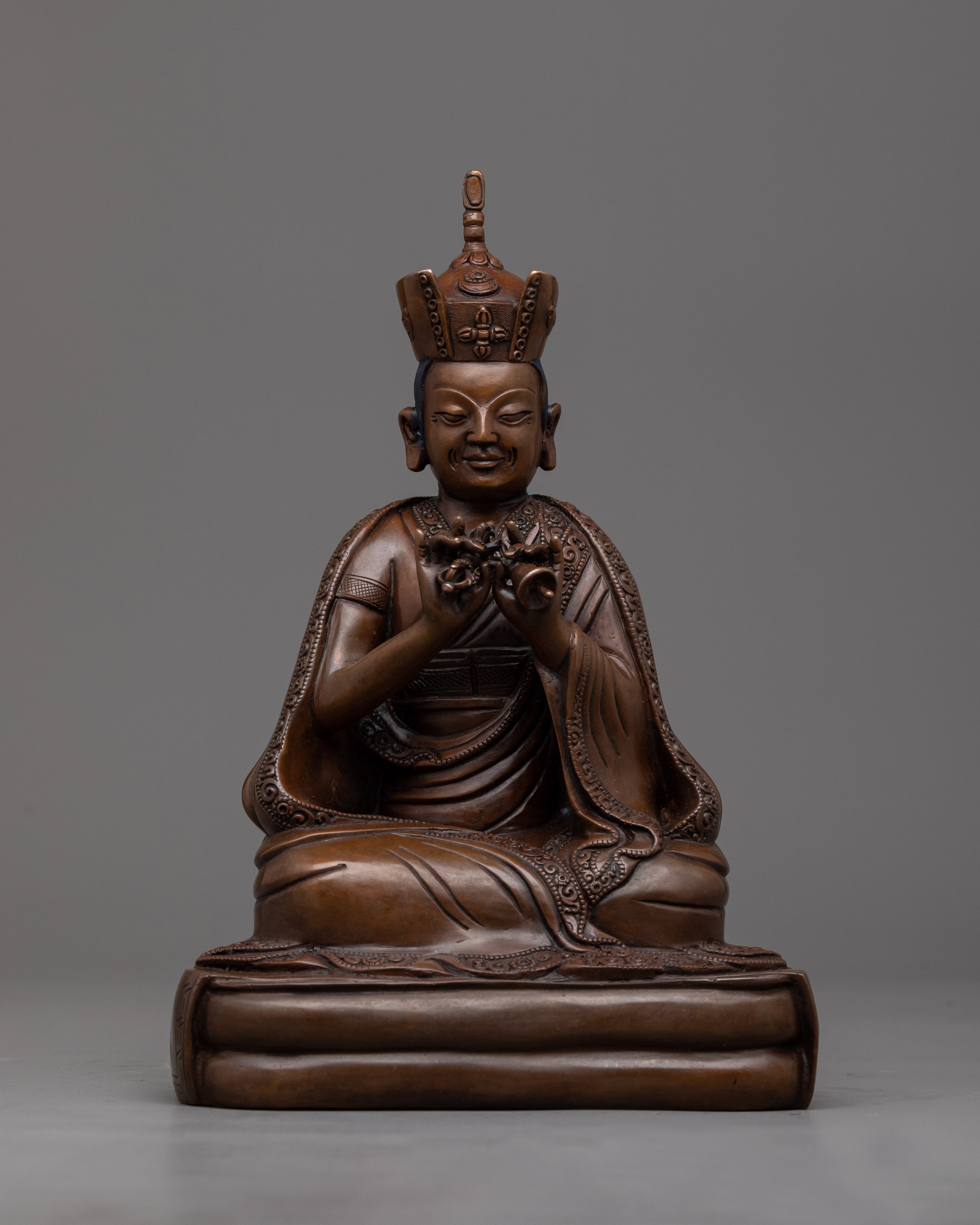 Karmapa Statue Set | 16 Handcrafted Representations of Tibetan Buddhist Enlightenment
