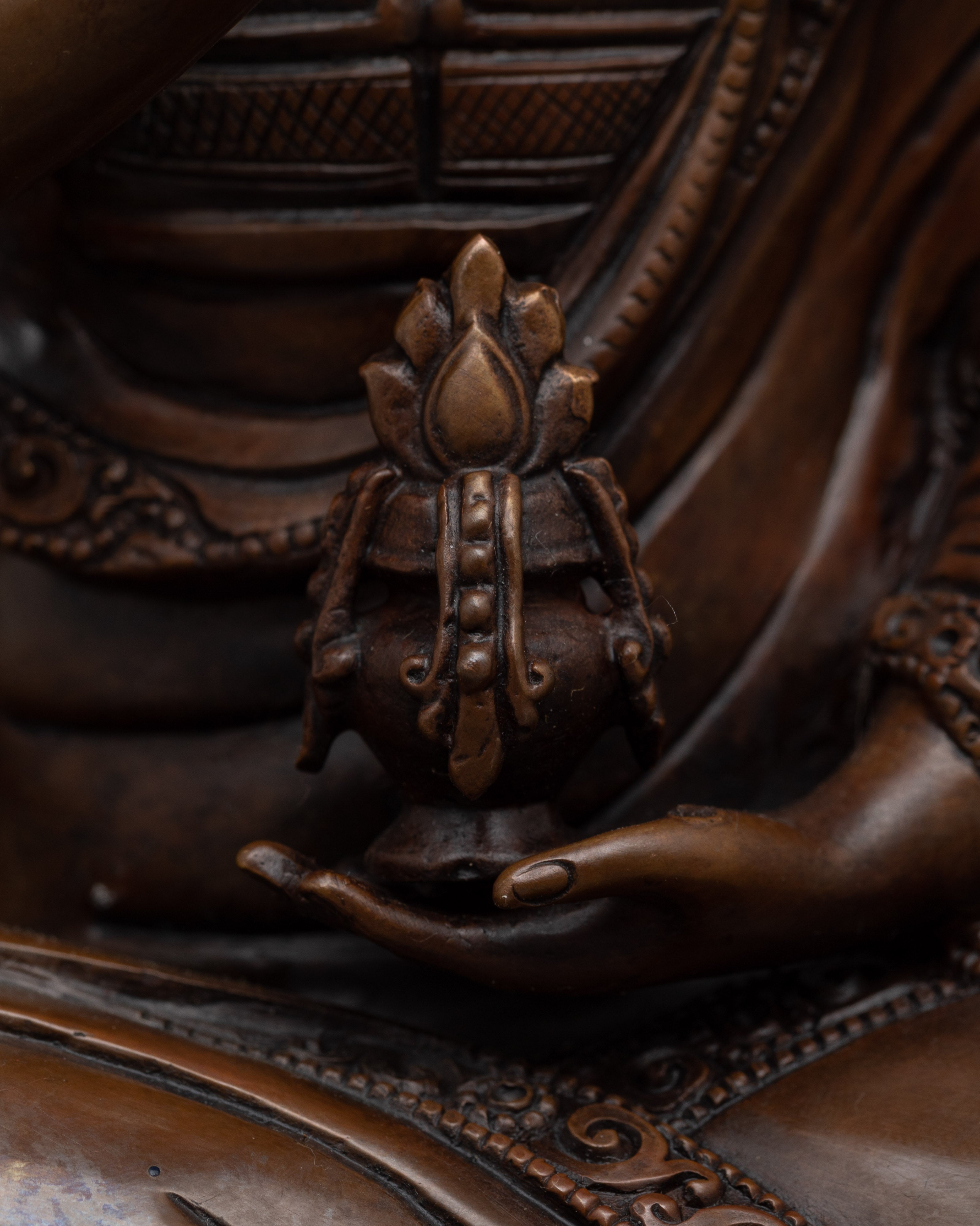 Karmapa Statue Set | 16 Handcrafted Representations of Tibetan Buddhist Enlightenment