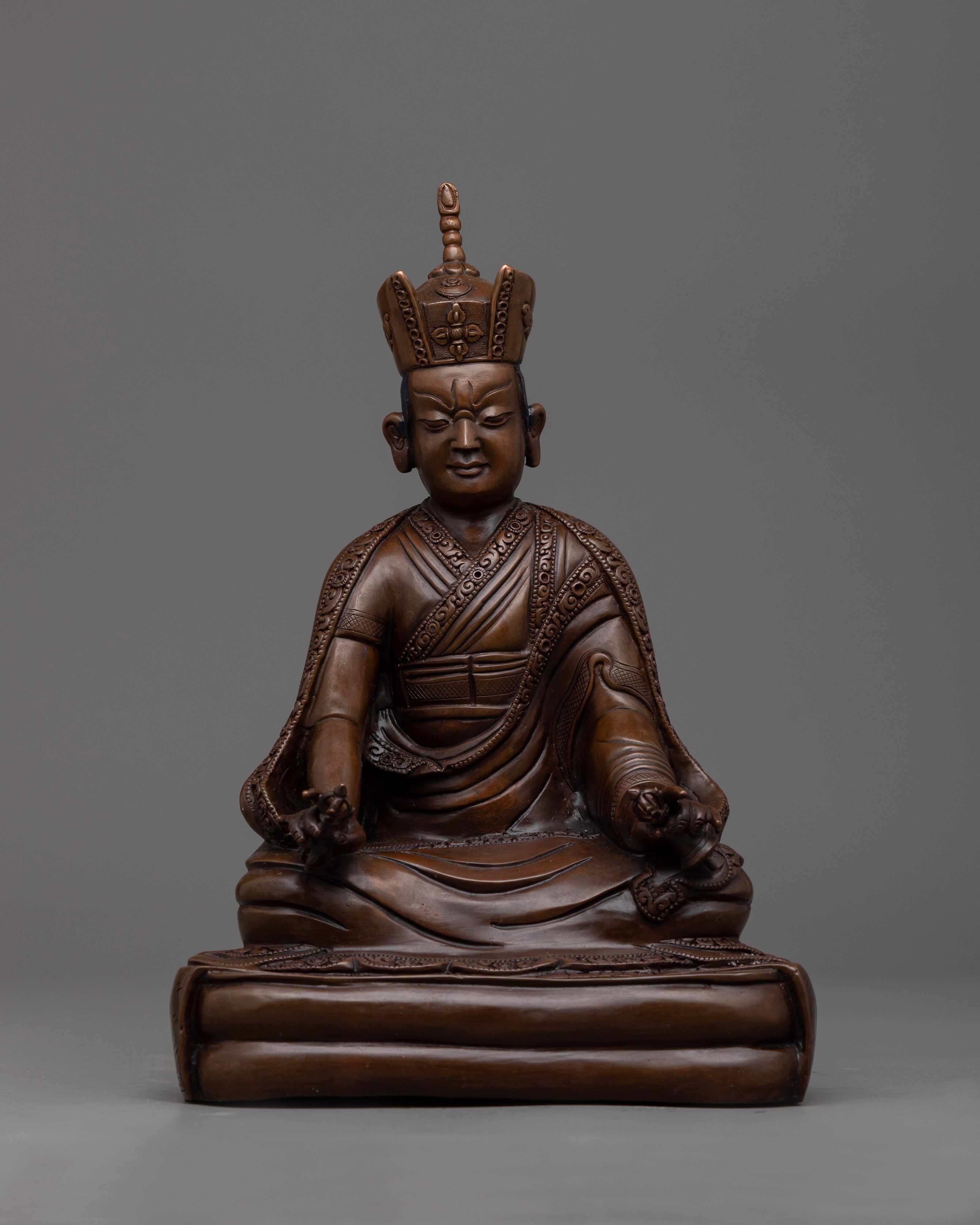 Karmapa Statue Set | 16 Handcrafted Representations of Tibetan Buddhist Enlightenment