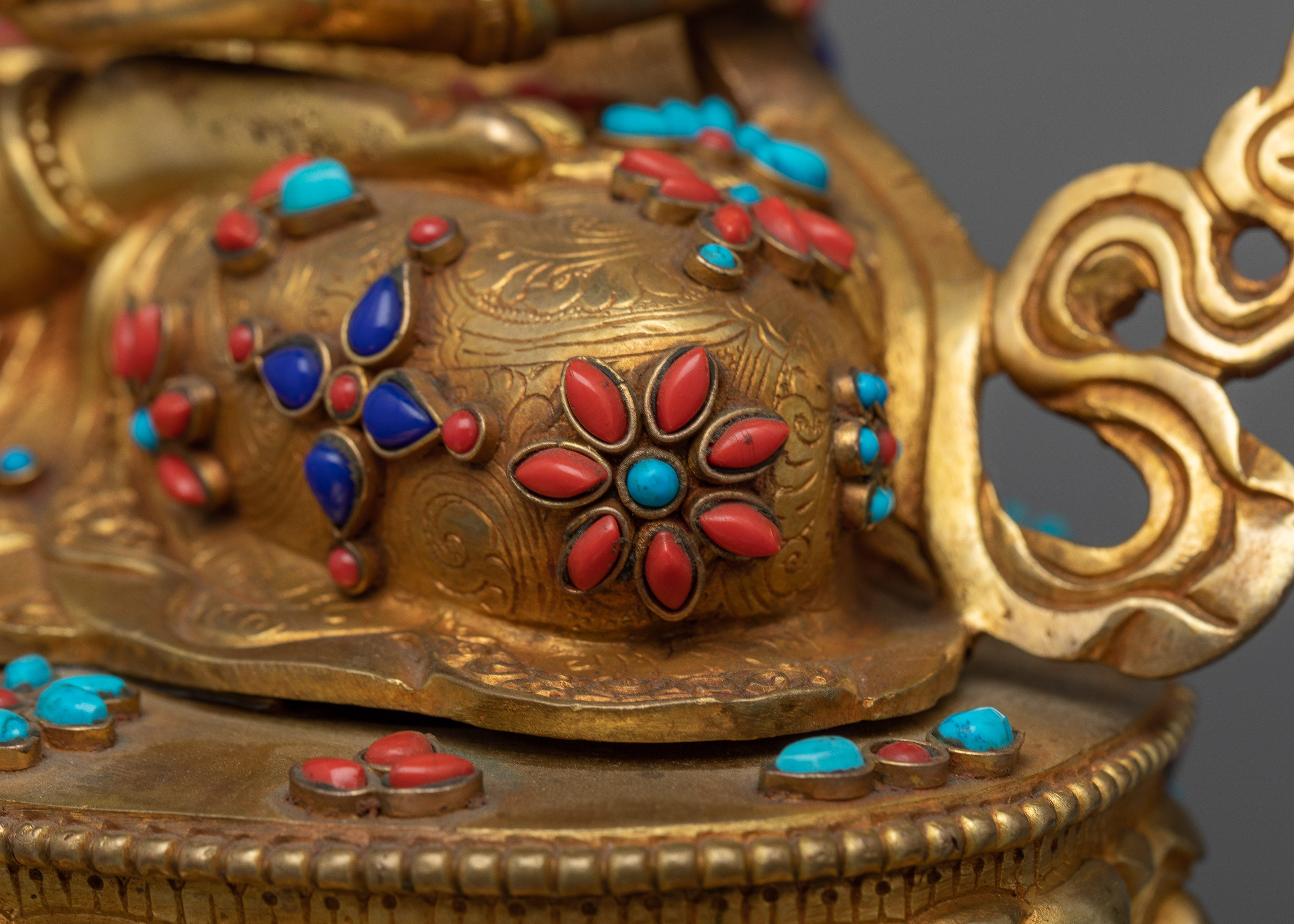 Dorje Sempa Vajrasattva Statue | Uncover Serenity with Our Gold Gilded Sculpture