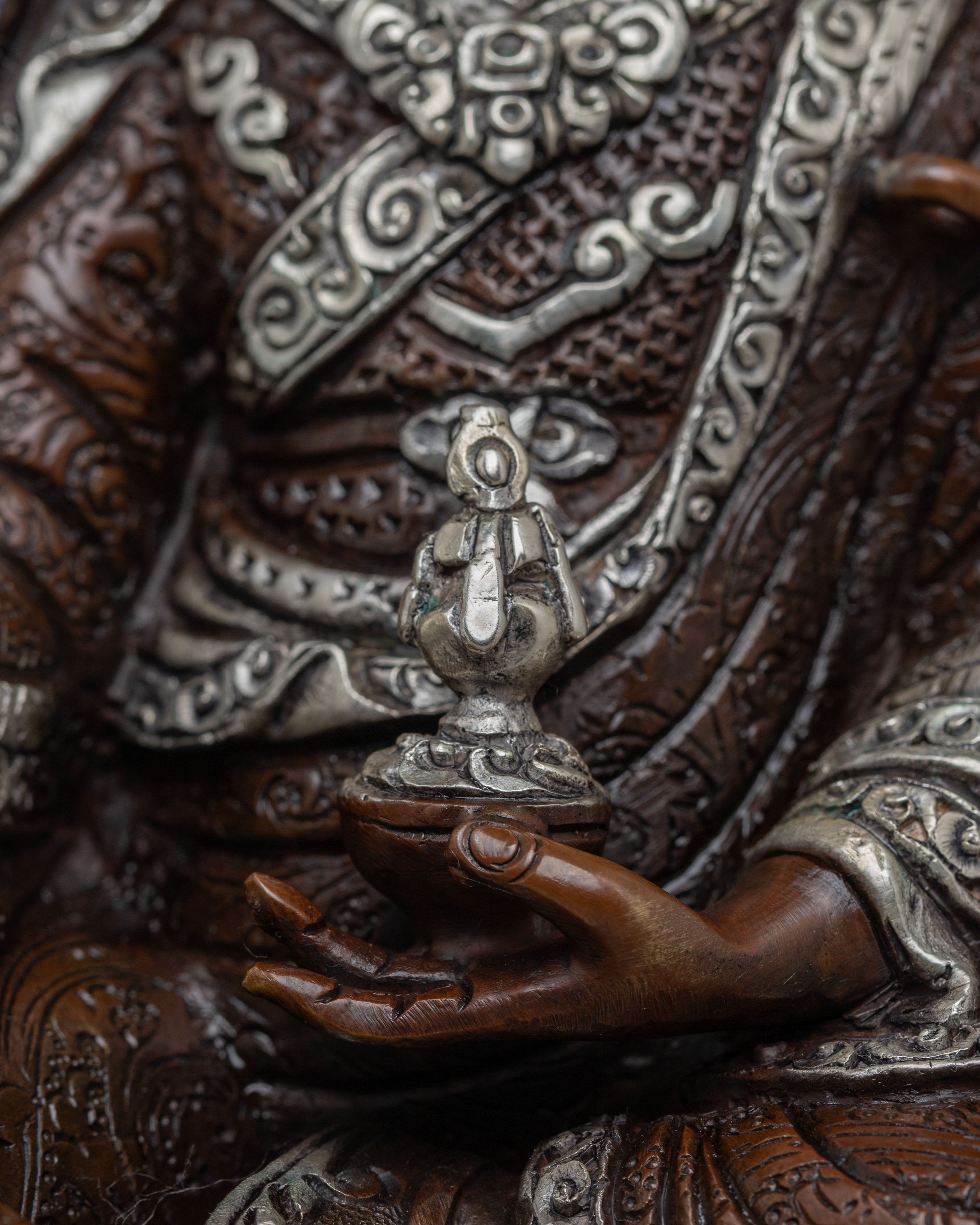 Handmade Statue of Guru Padmasambhava | Precious Guru of Vajrayana