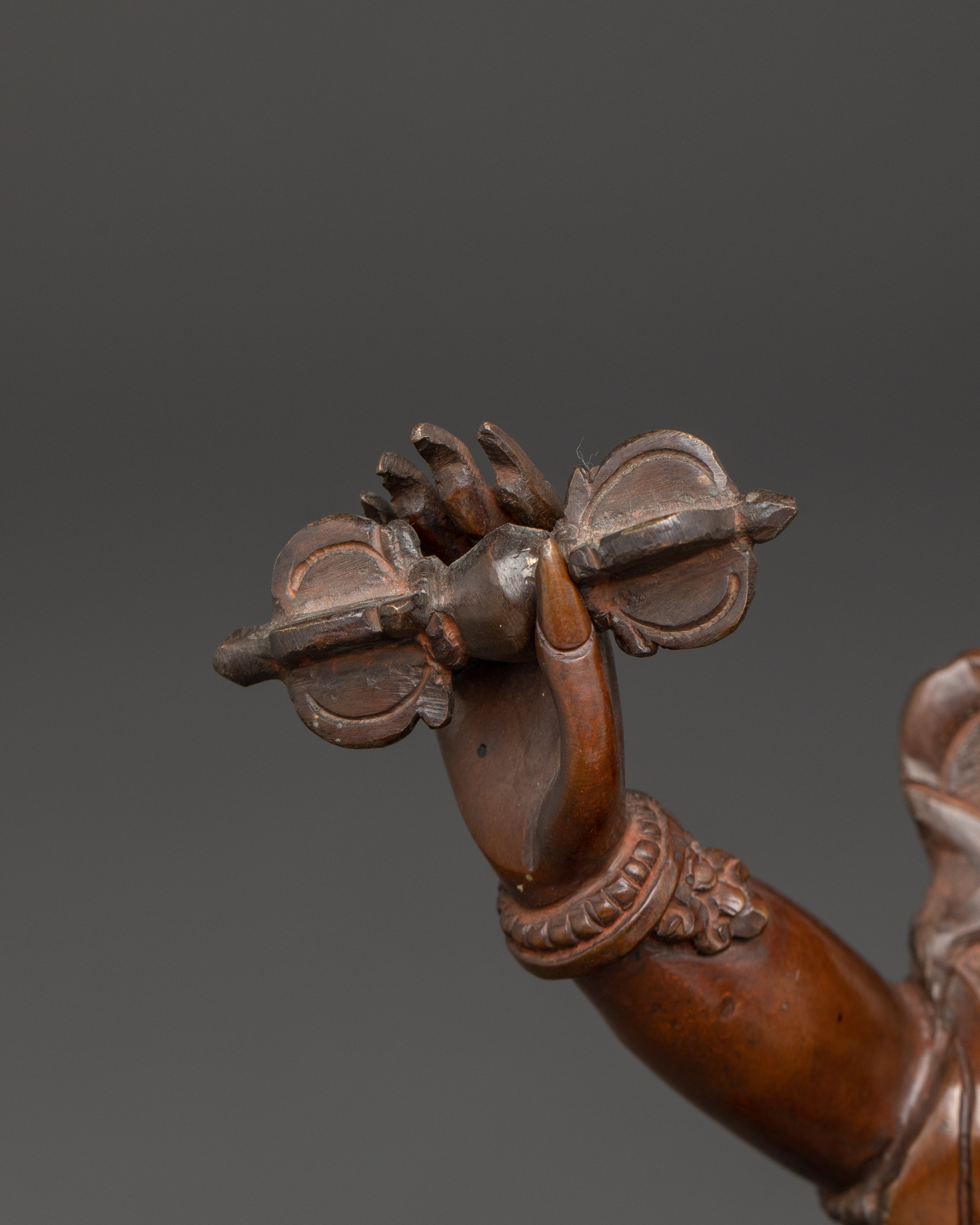 Handcrafted Vajrapani Art: Wrathful Protector of Dharma