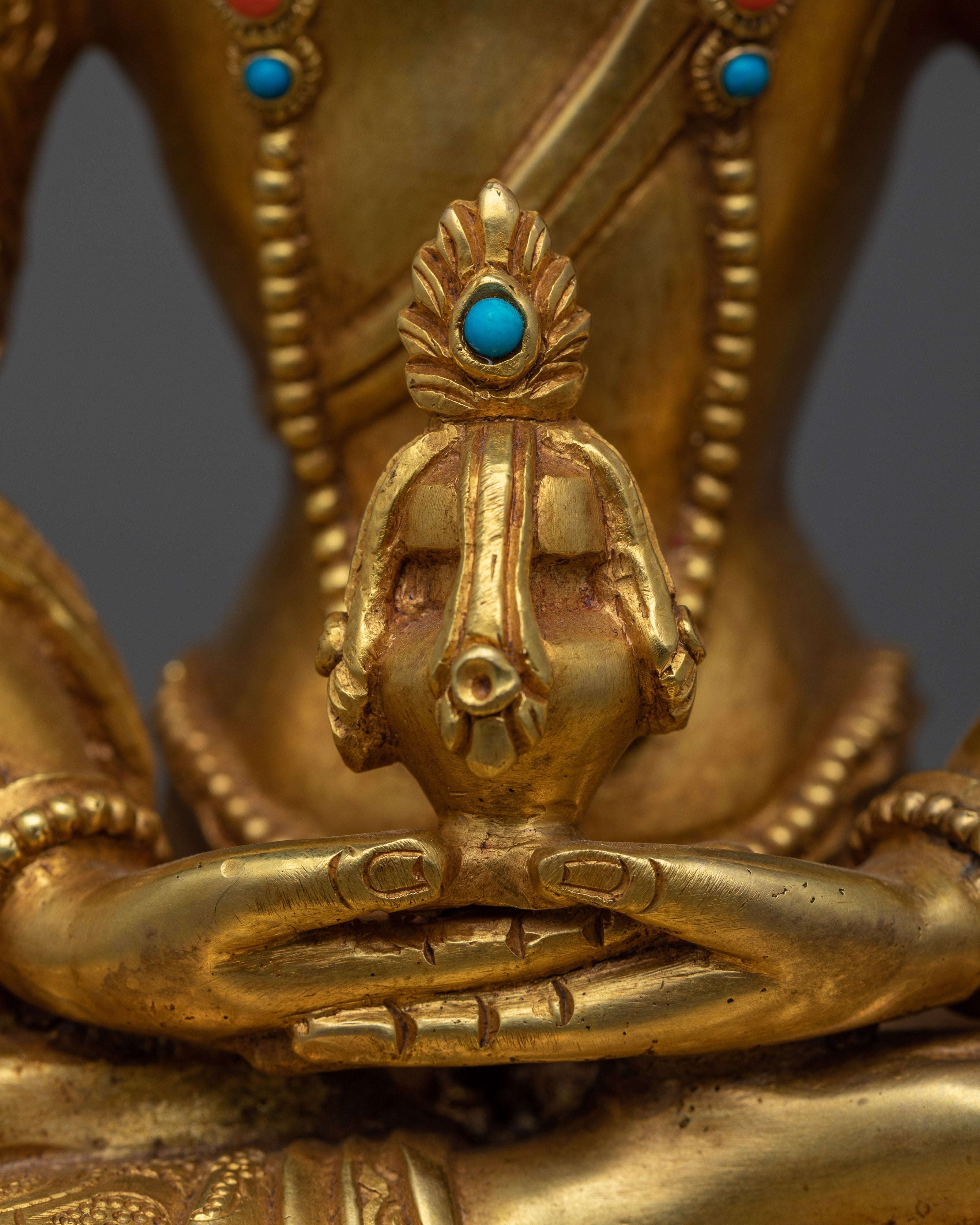 Discover the Resplendent Beauty of Gold-Gilded Bodhisattvas Statues | Buddhist Bodhisattva Deity