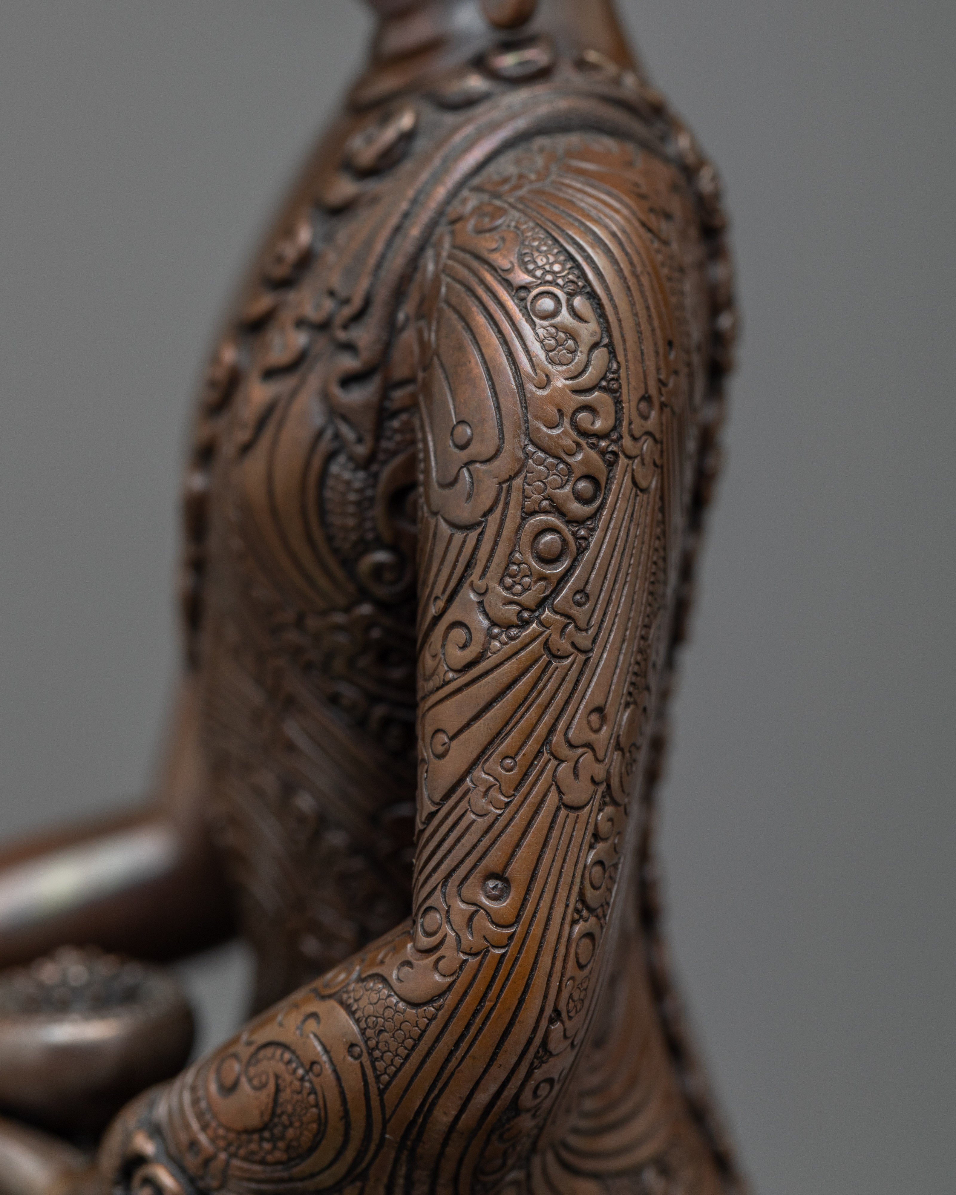 Radiate Peace with Our Buddha Yard Statue | Shakyamuni on Throne Sculpture