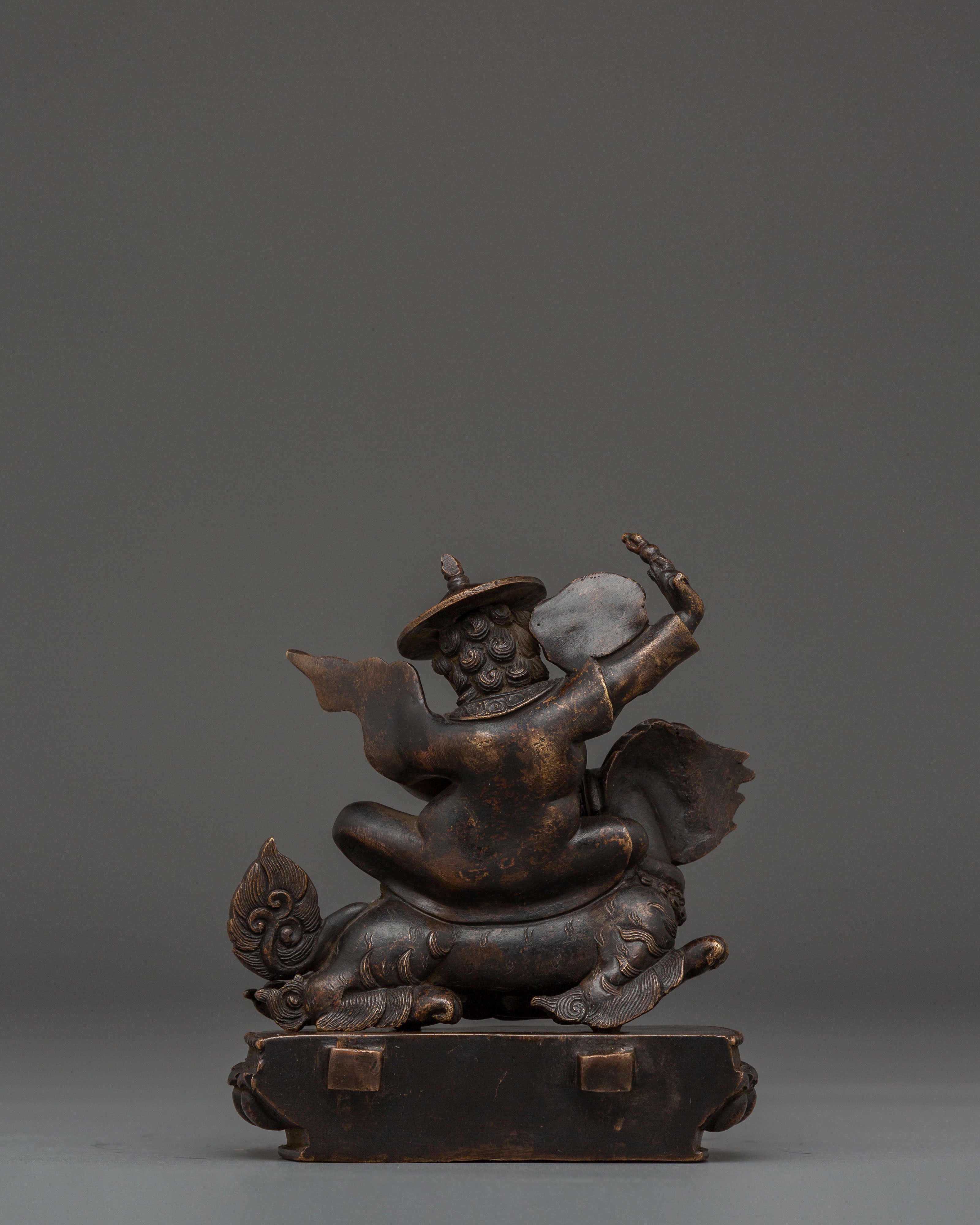 Statue of Protector Dorje Legpa | Wrathful Dharma Guardian