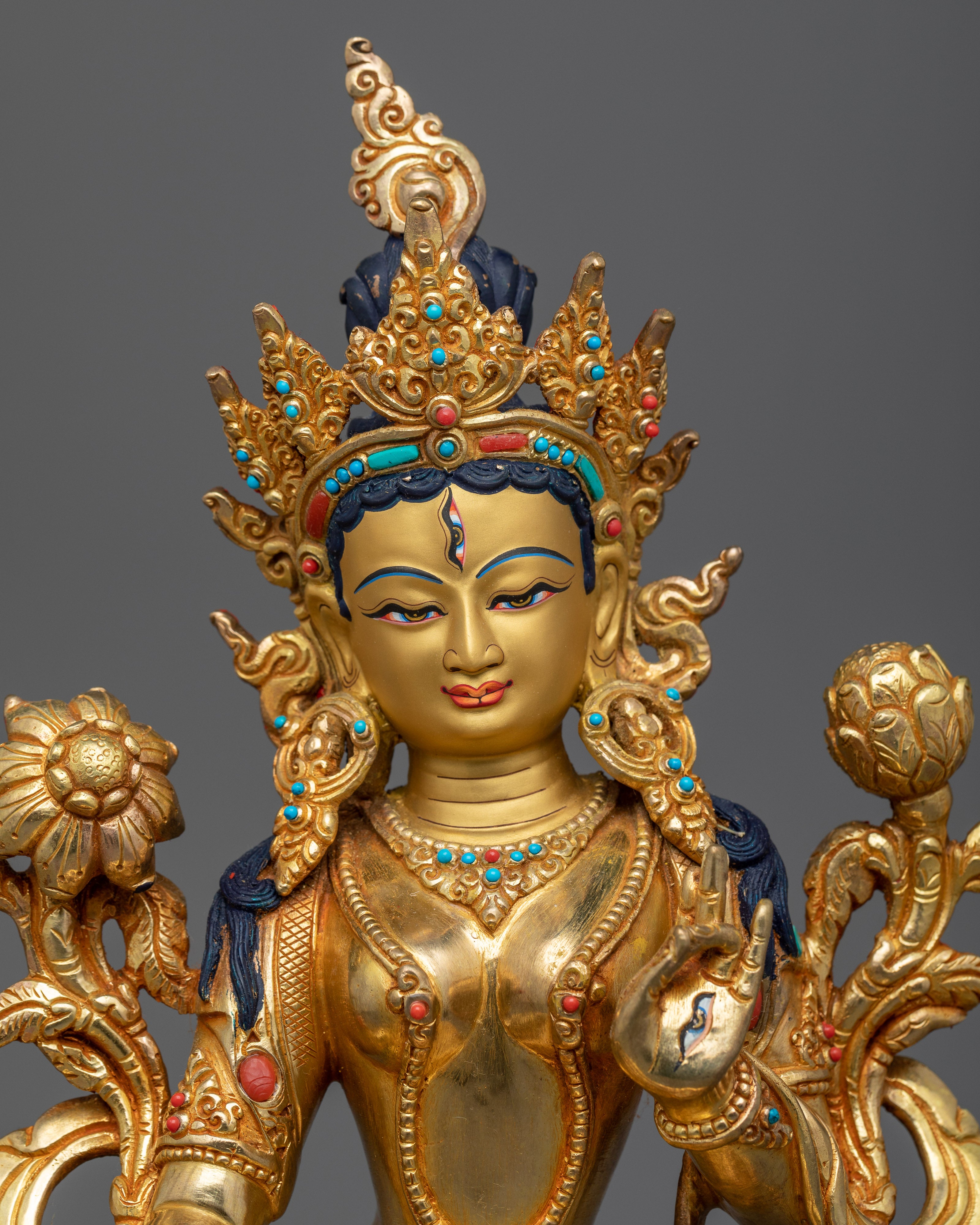 white tara buddha