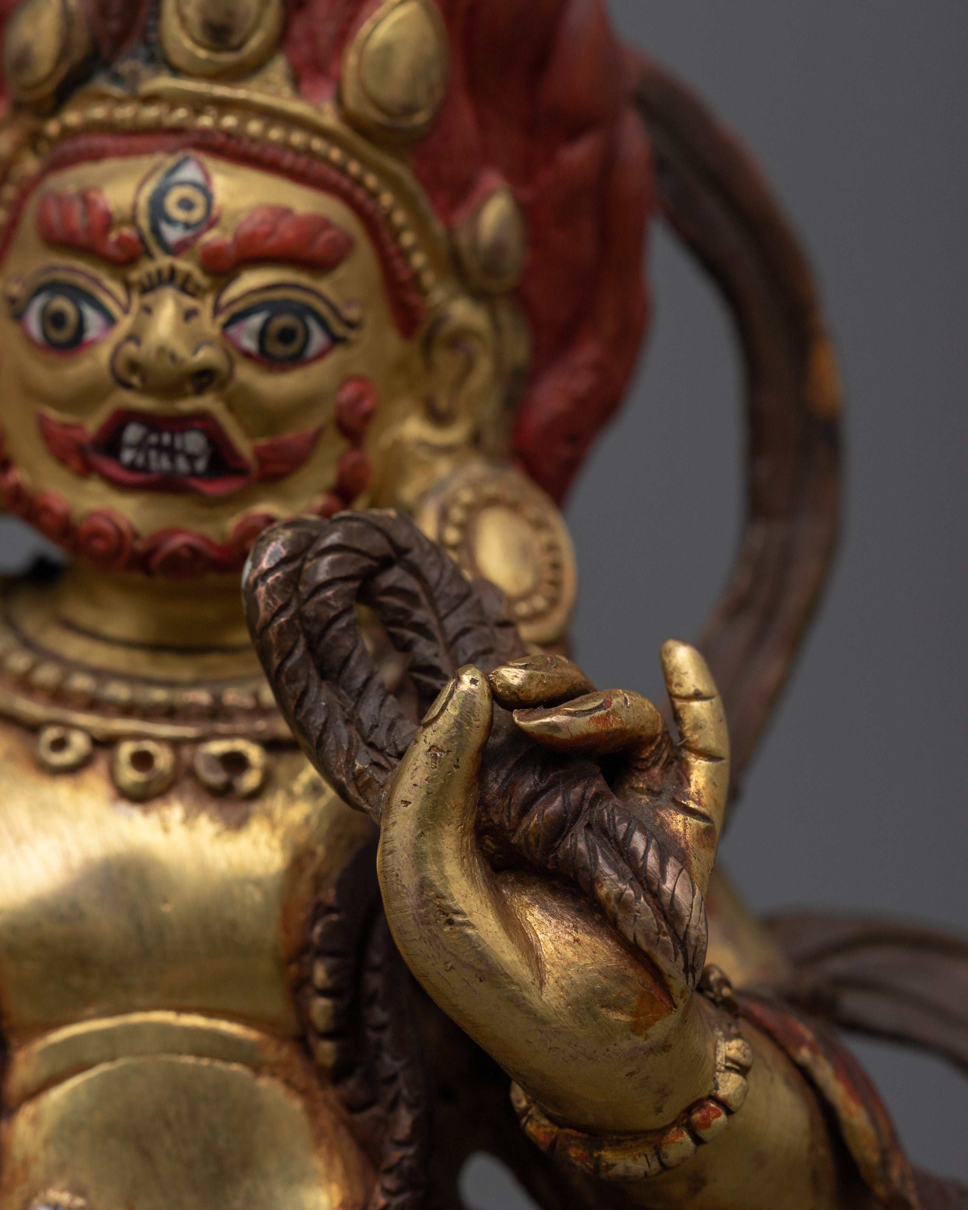 Vajrapani Bodhisattva Small Statue | Emblem of Power and Energy