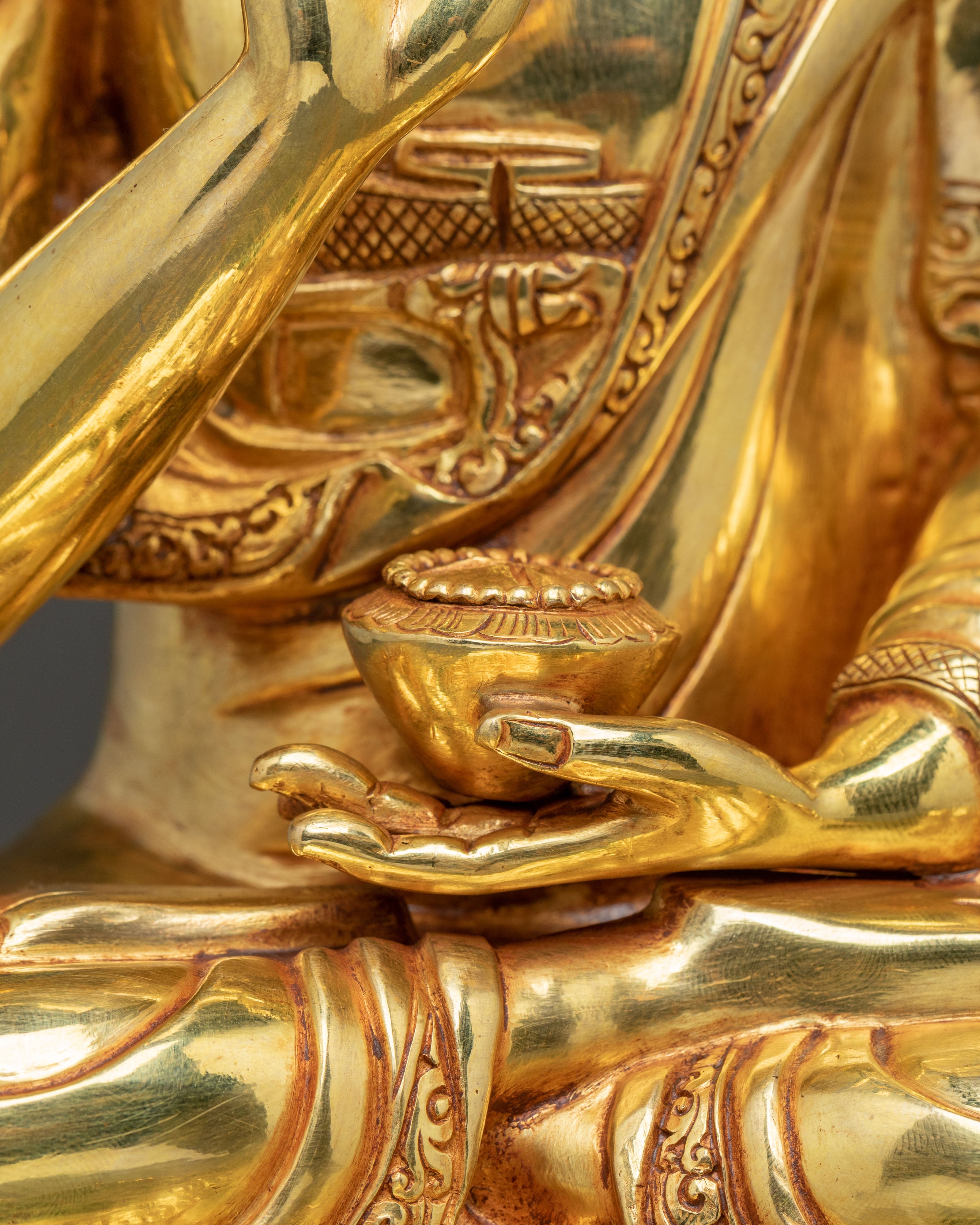 Five Dhyani Buddhas Sculpture Set | Symbolism of Enlightenment