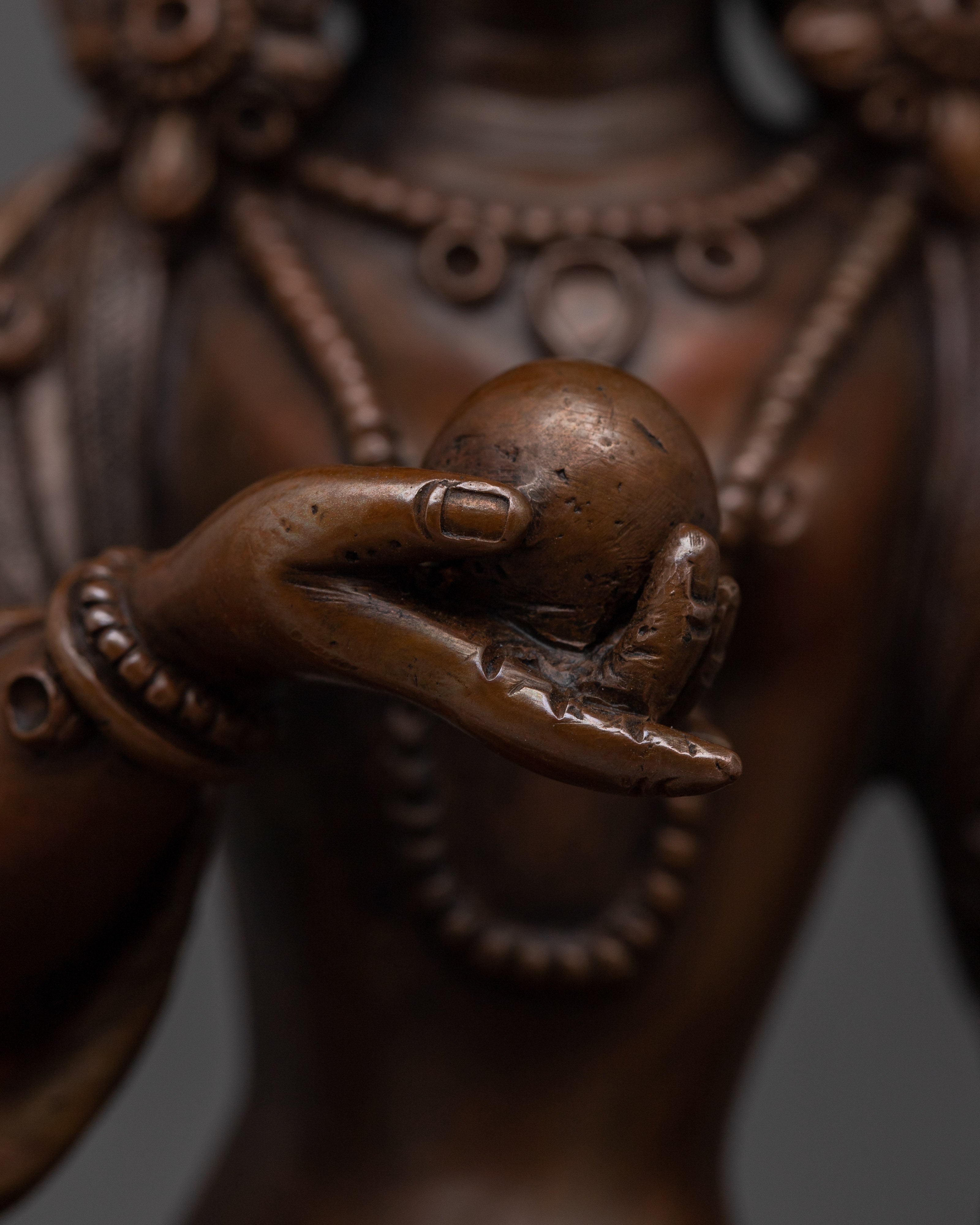 Himalayan Sculpture of Kistigarbha | The Bodhisattva of Infinite Compassion