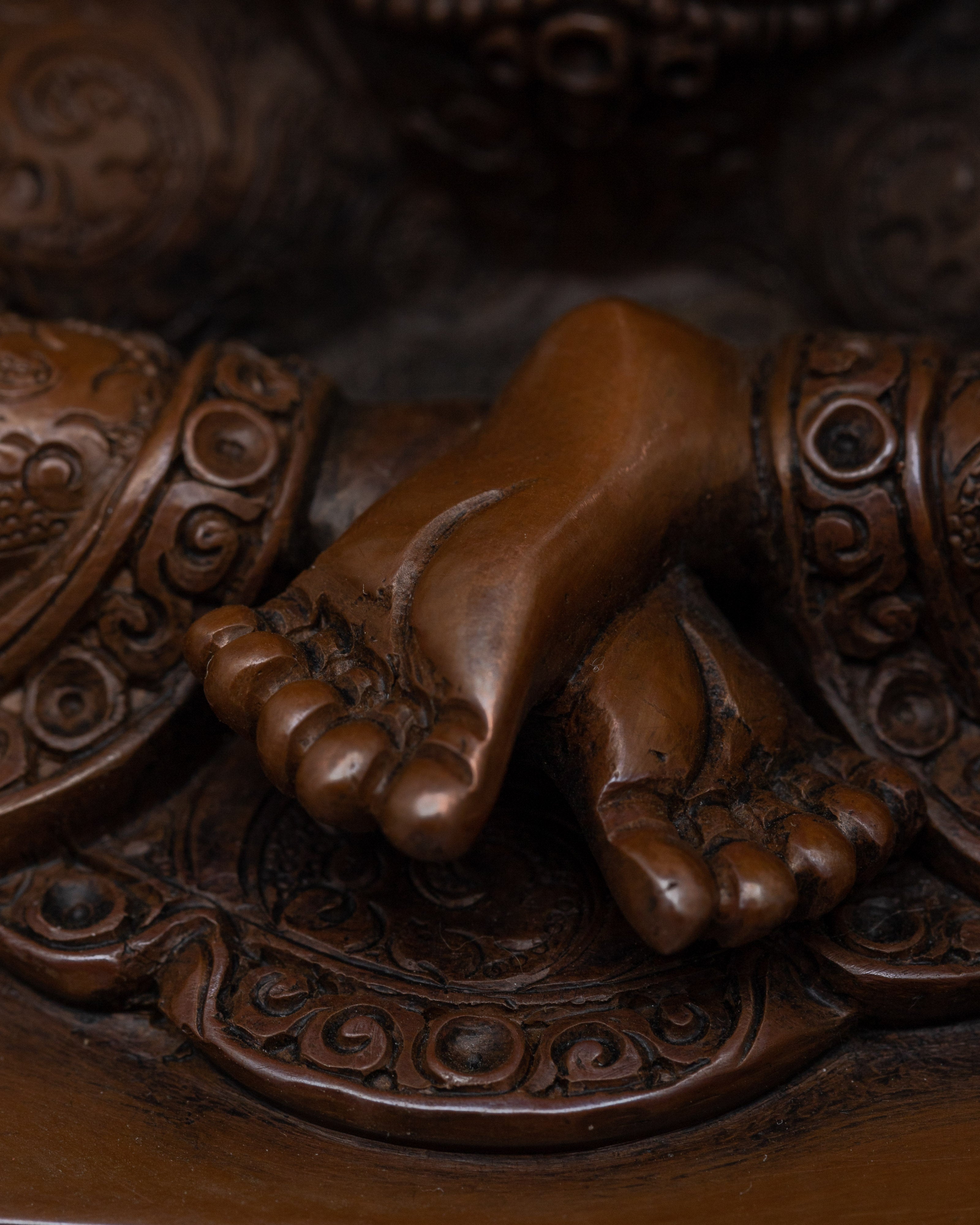 Himalayan Sculpture of Kistigarbha | The Bodhisattva of Infinite Compassion