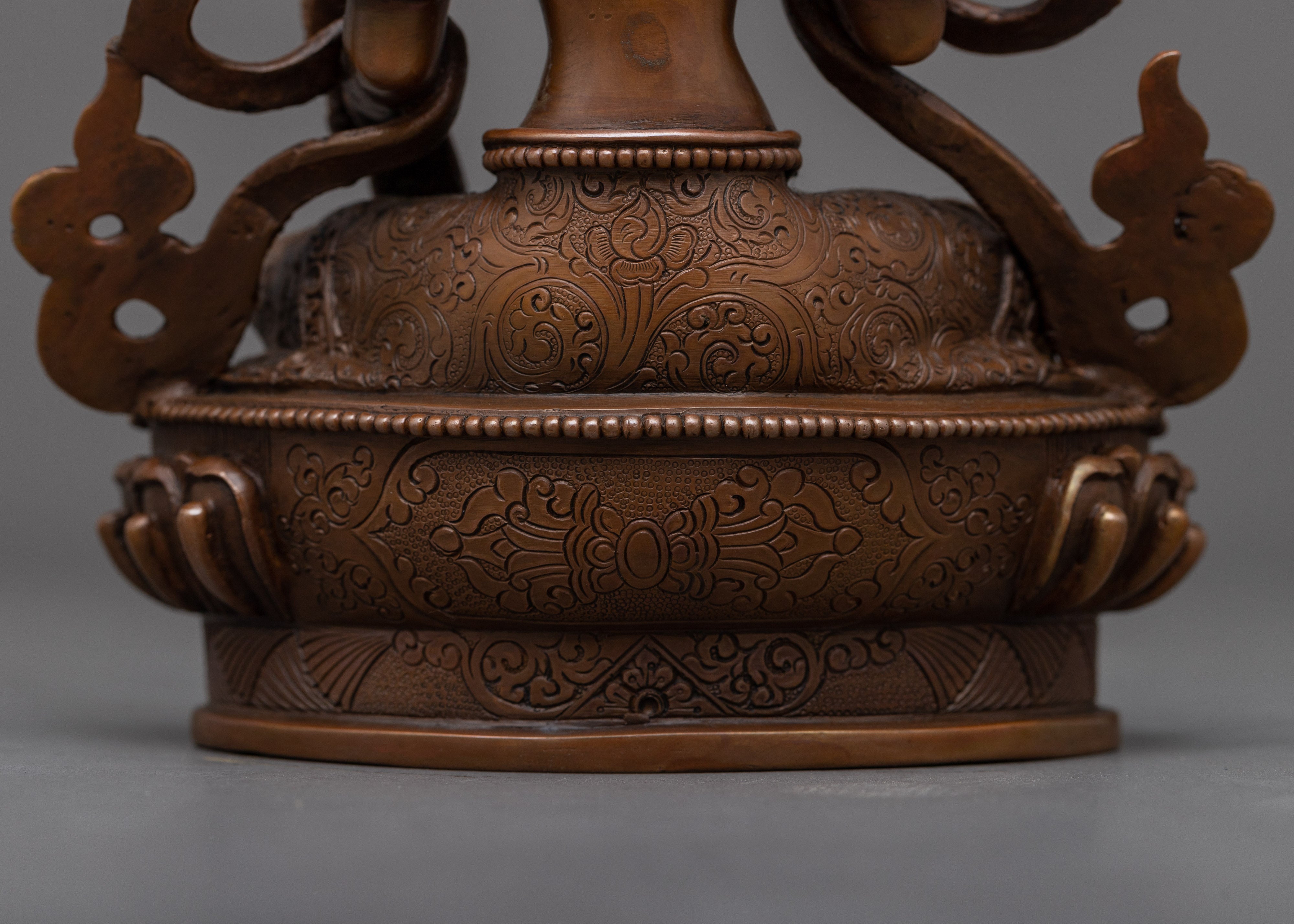 Himalayan Sculpture of Kistigarbha | The Bodhisattva of Infinite Compassion