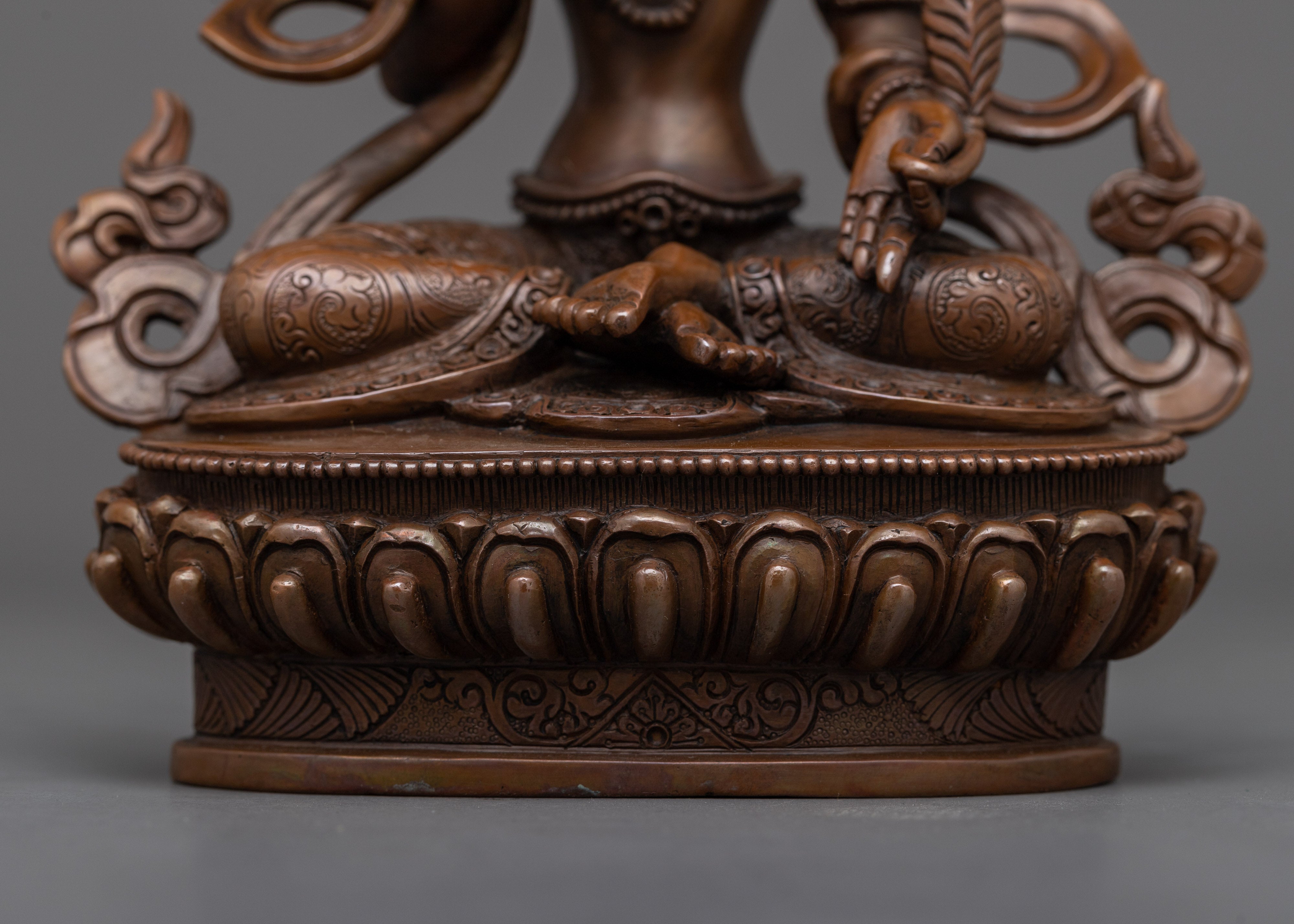 Himalayan Sculpture of Kistigarbha | The Bodhisattva of Infinite Compassion