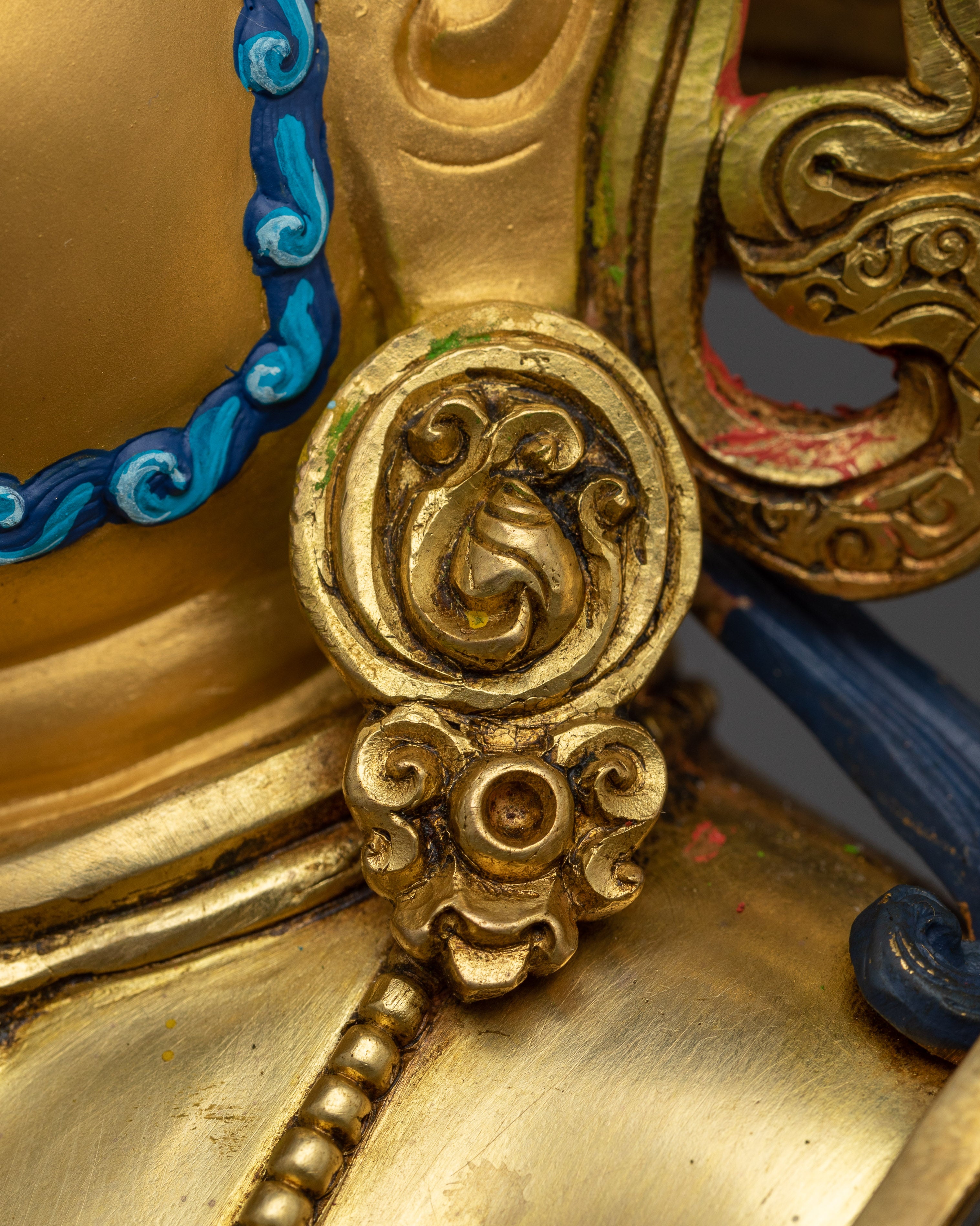 Yellow Dzambhala Practice Statue | An Emblem of Abundance