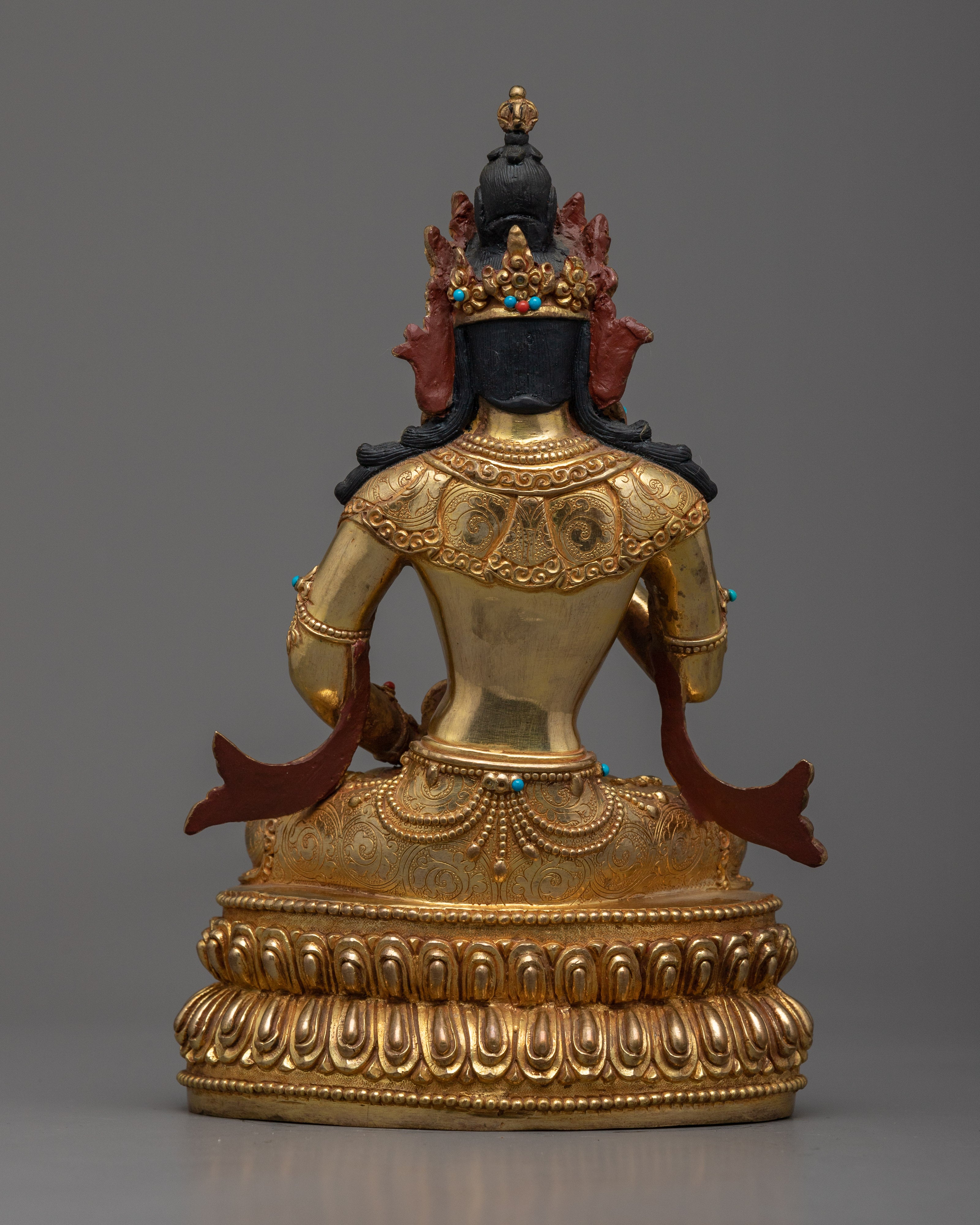 Vajrasattva Mantra Short | Beacon of Purity Buddhist Statue